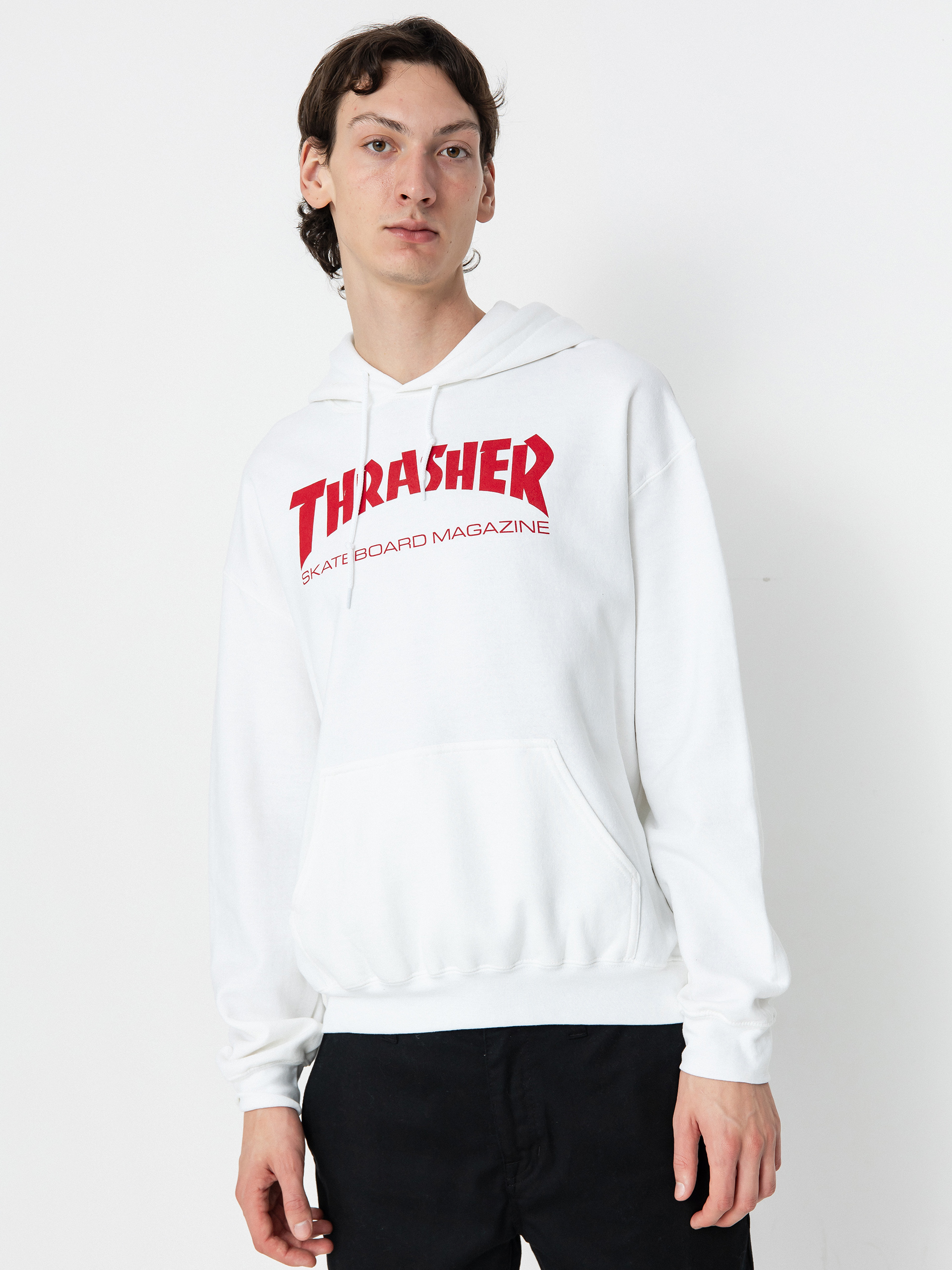 Худі Thrasher Skate Mag HD (white/red)