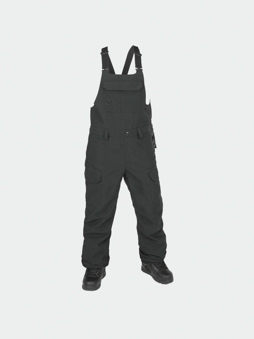 Жіночі Сноубордичні штани Volcom Creston 3D Stretch Bib Overall (black)