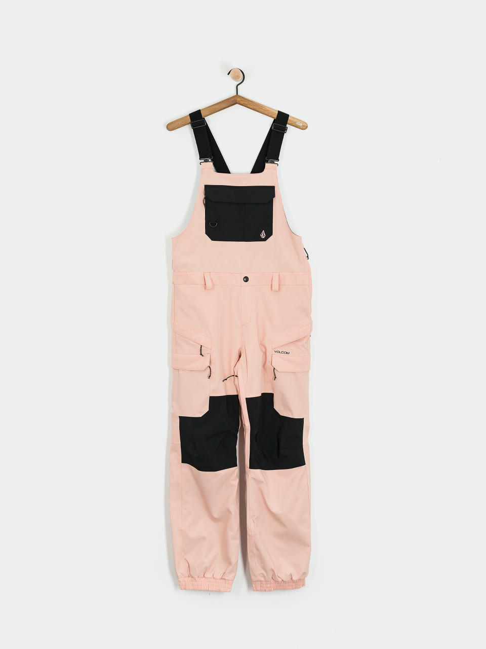 Жіночі Сноубордичні штани Volcom Creston 3D Stretch Bib Overall (coral haze)