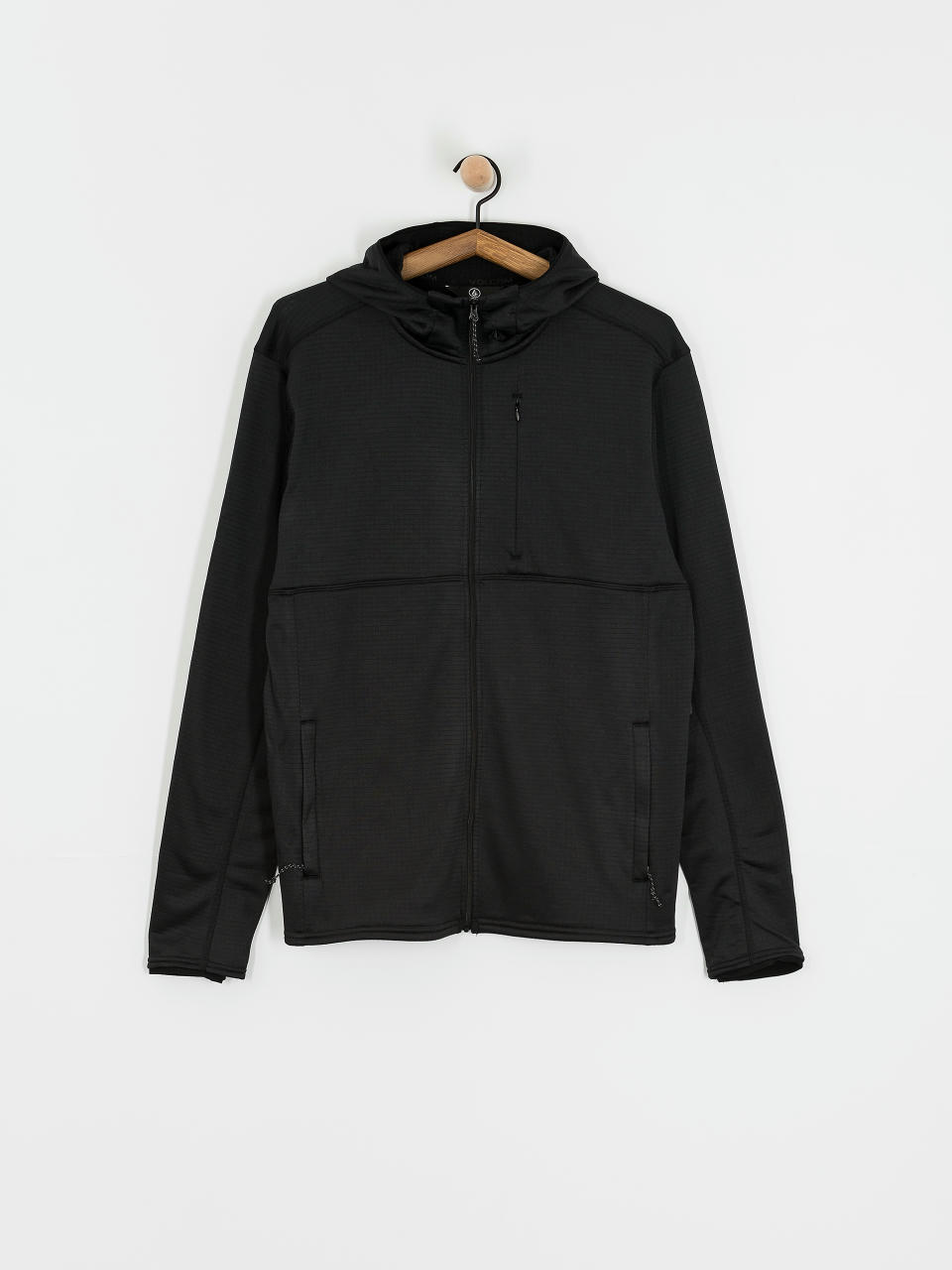 Чоловіча Термосвітшот Volcom Gridlock Full Zip (black)