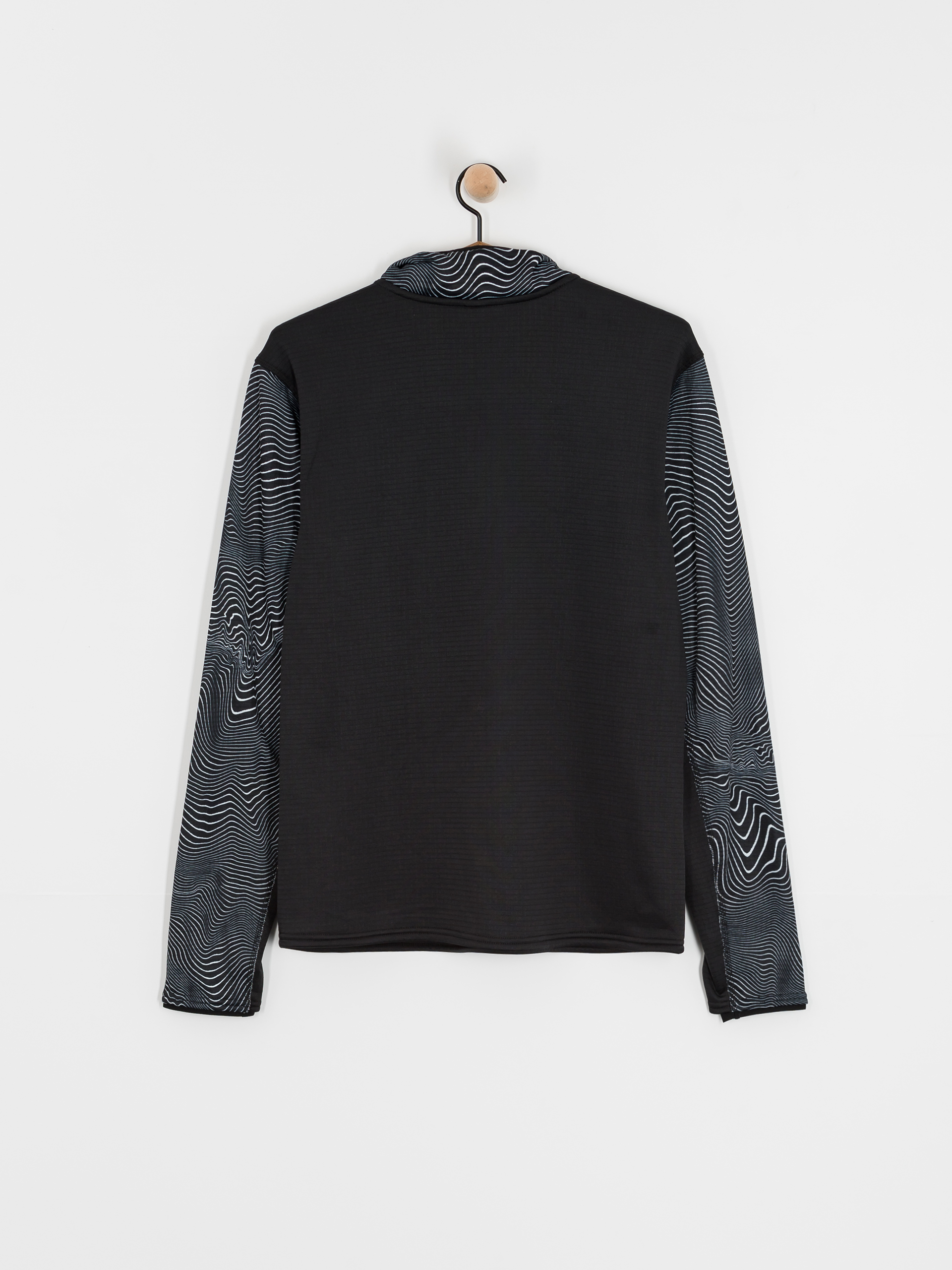 Чоловіча Термосвітшот Volcom Gridlock Mock Neck (black print)