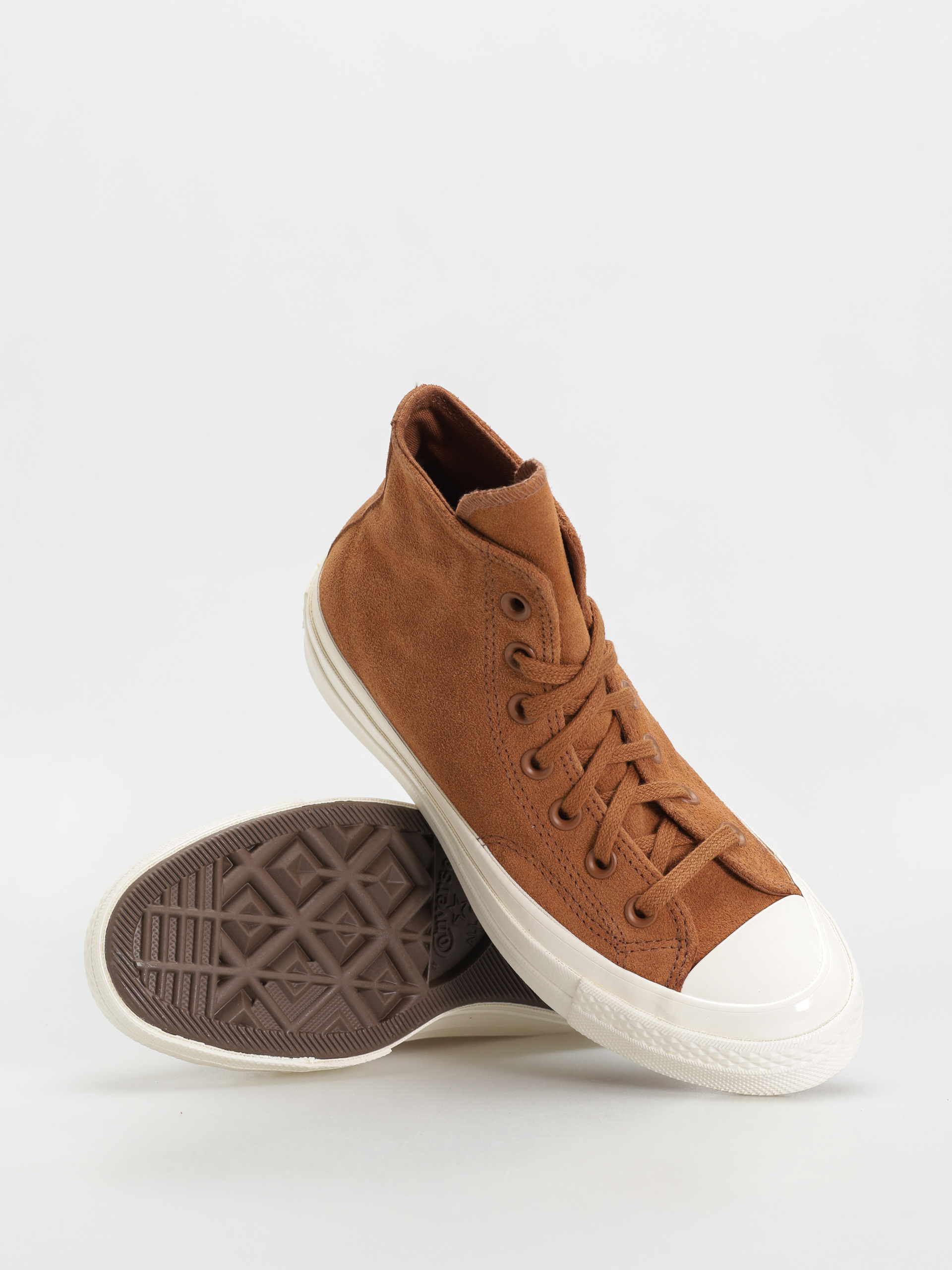 Кеди Converse Chuck 70 Hi Colorful Suede (warm tan/egret/black)