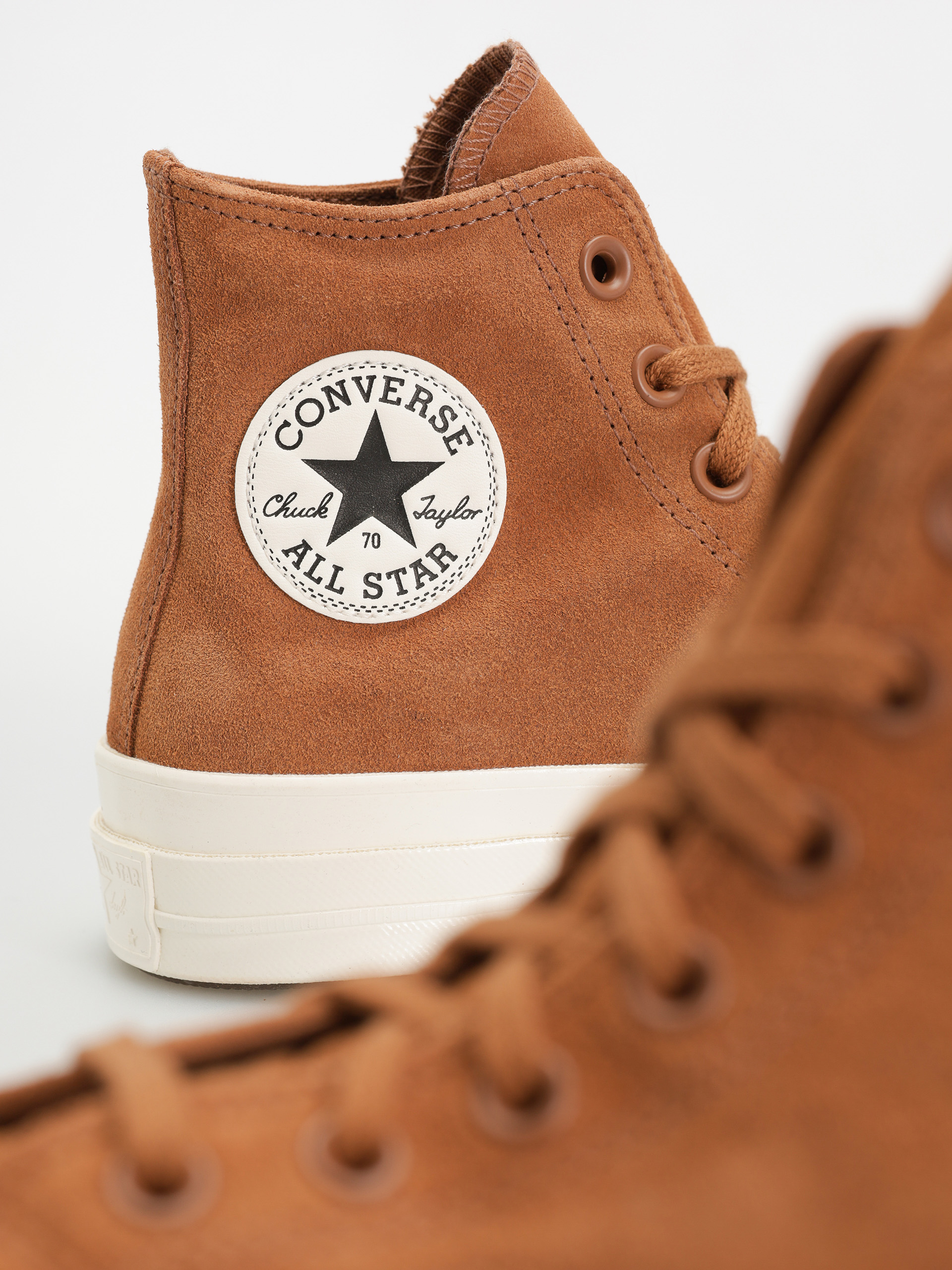 Кеди Converse Chuck 70 Hi Colorful Suede (warm tan/egret/black)