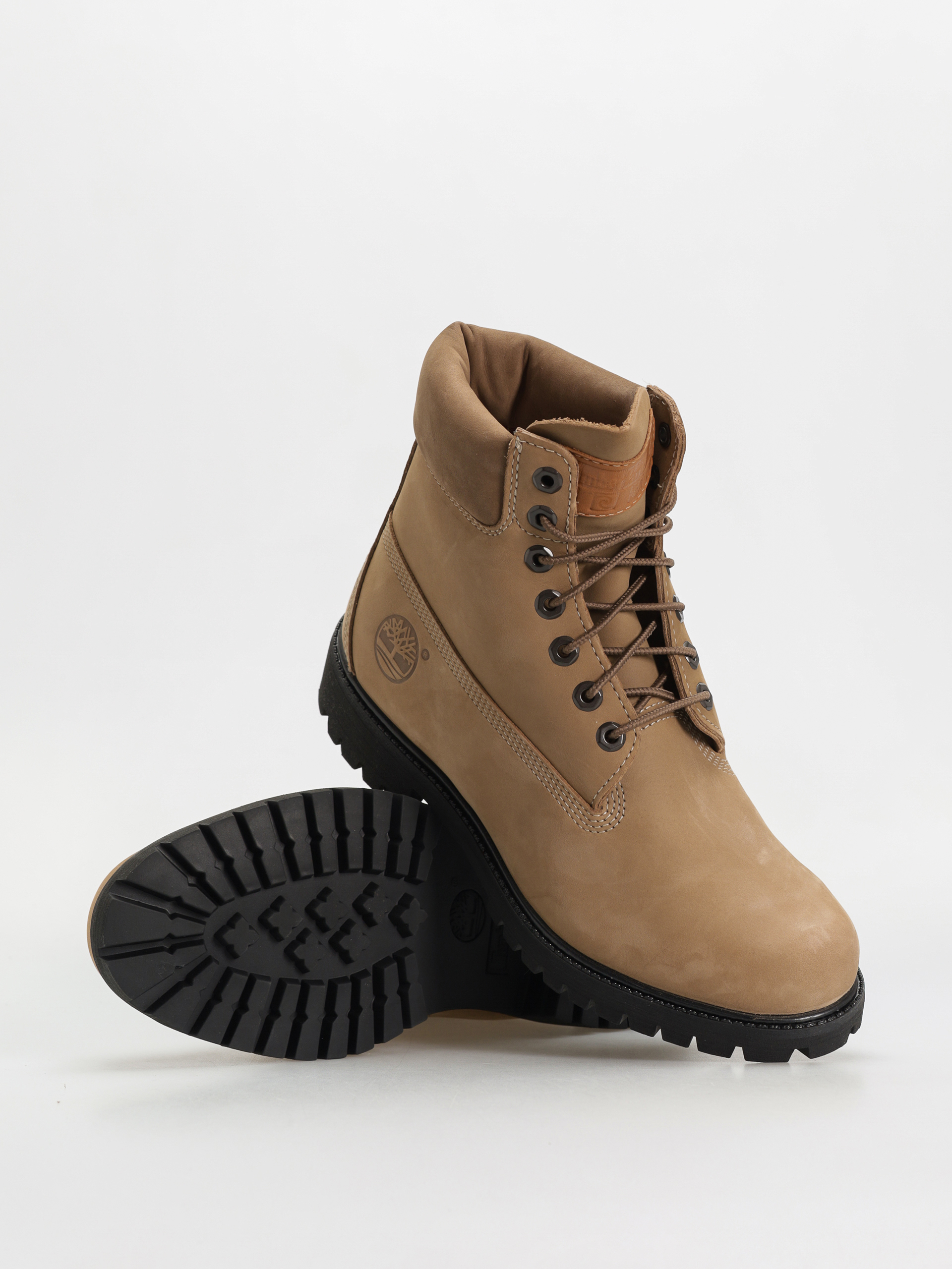 靴 Timberland Premiere Boots Зимове взуття Timberland Premium 6 Inch - коричневий (medium beige