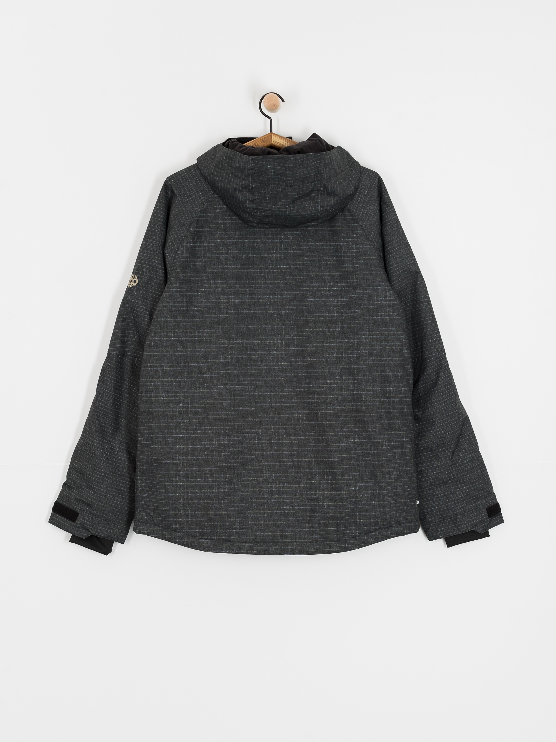 Чоловіча Сноубордична куртка 686 Geo Insulated (black ripstop colorblock)