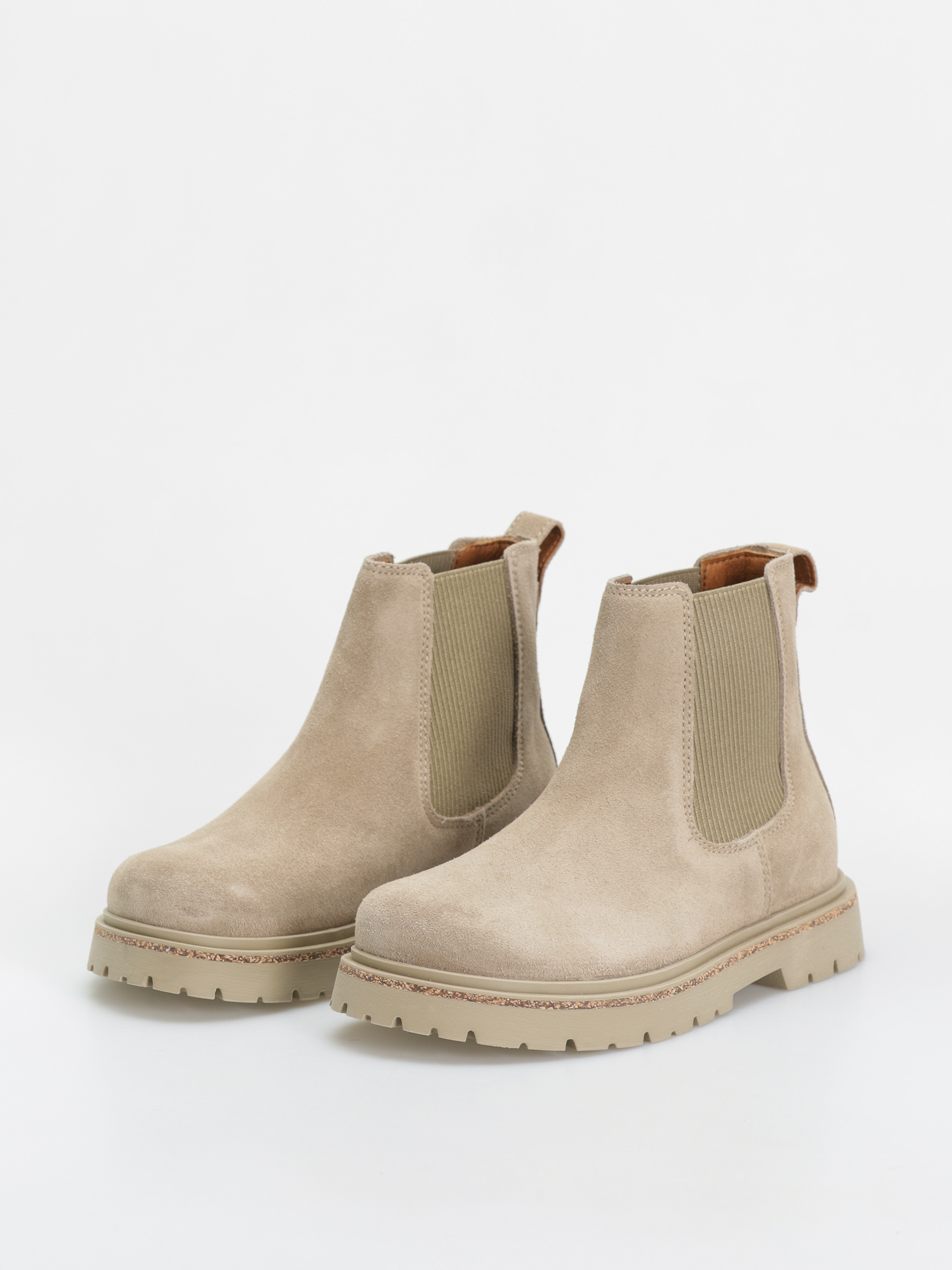 Взуття Birkenstock Highwood Slip On Women Suede Leather Narrow Wmn (taupe)