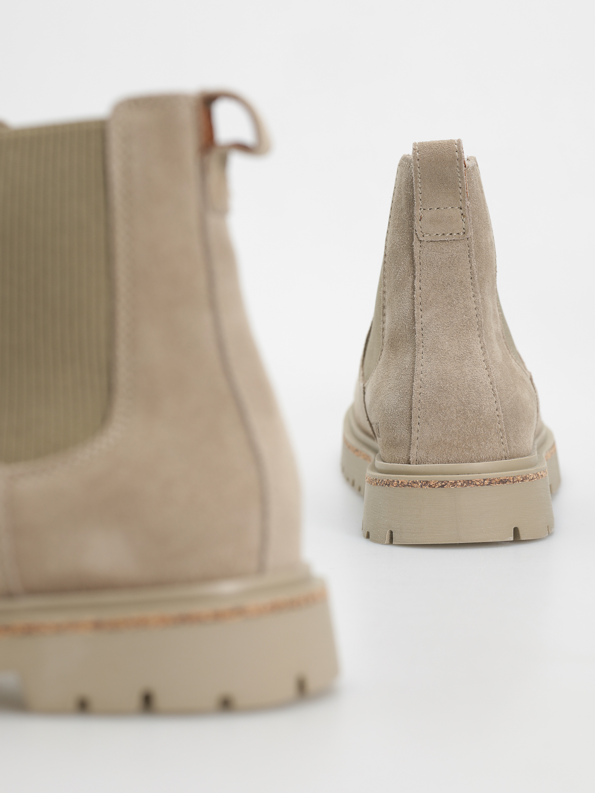 Взуття Birkenstock Highwood Slip On Women Suede Leather Narrow Wmn (taupe)