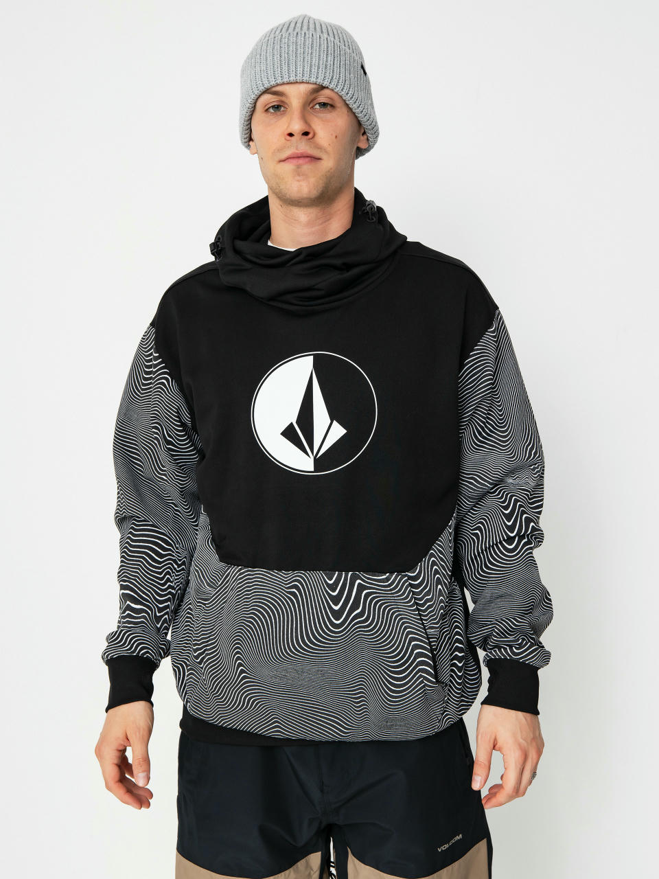 Чоловіча Термосвітшот Volcom Hydro Riding HD (black print)