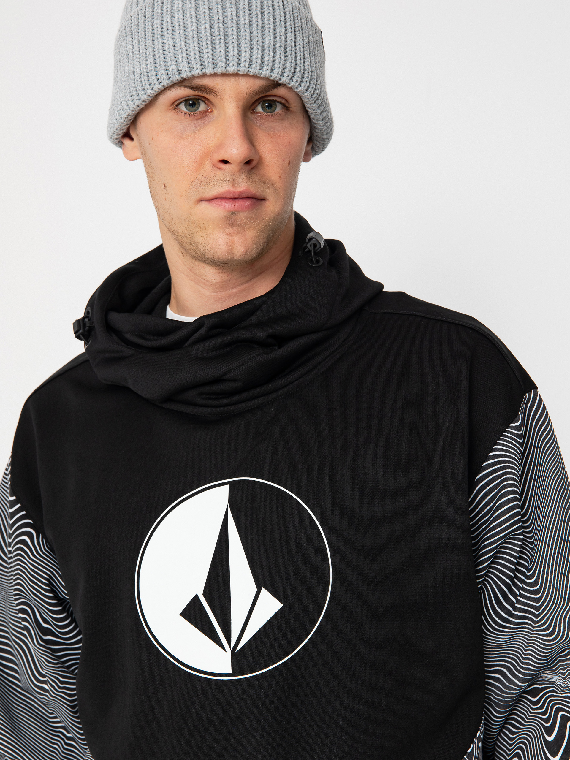 Чоловіча Термосвітшот Volcom Hydro Riding HD (black print)