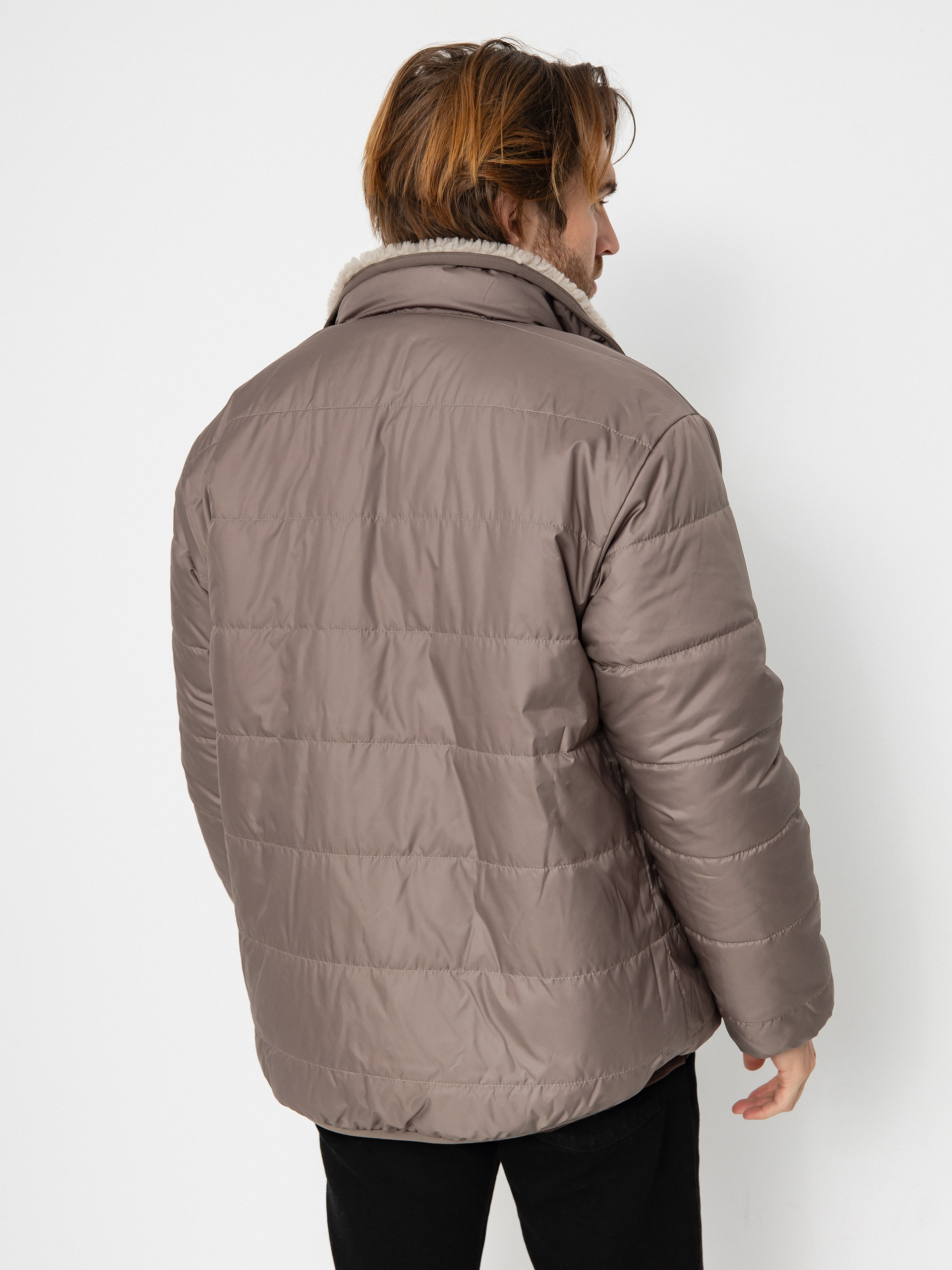 Куртка Converse Reversible Sherpa (classic taupe / truffle)