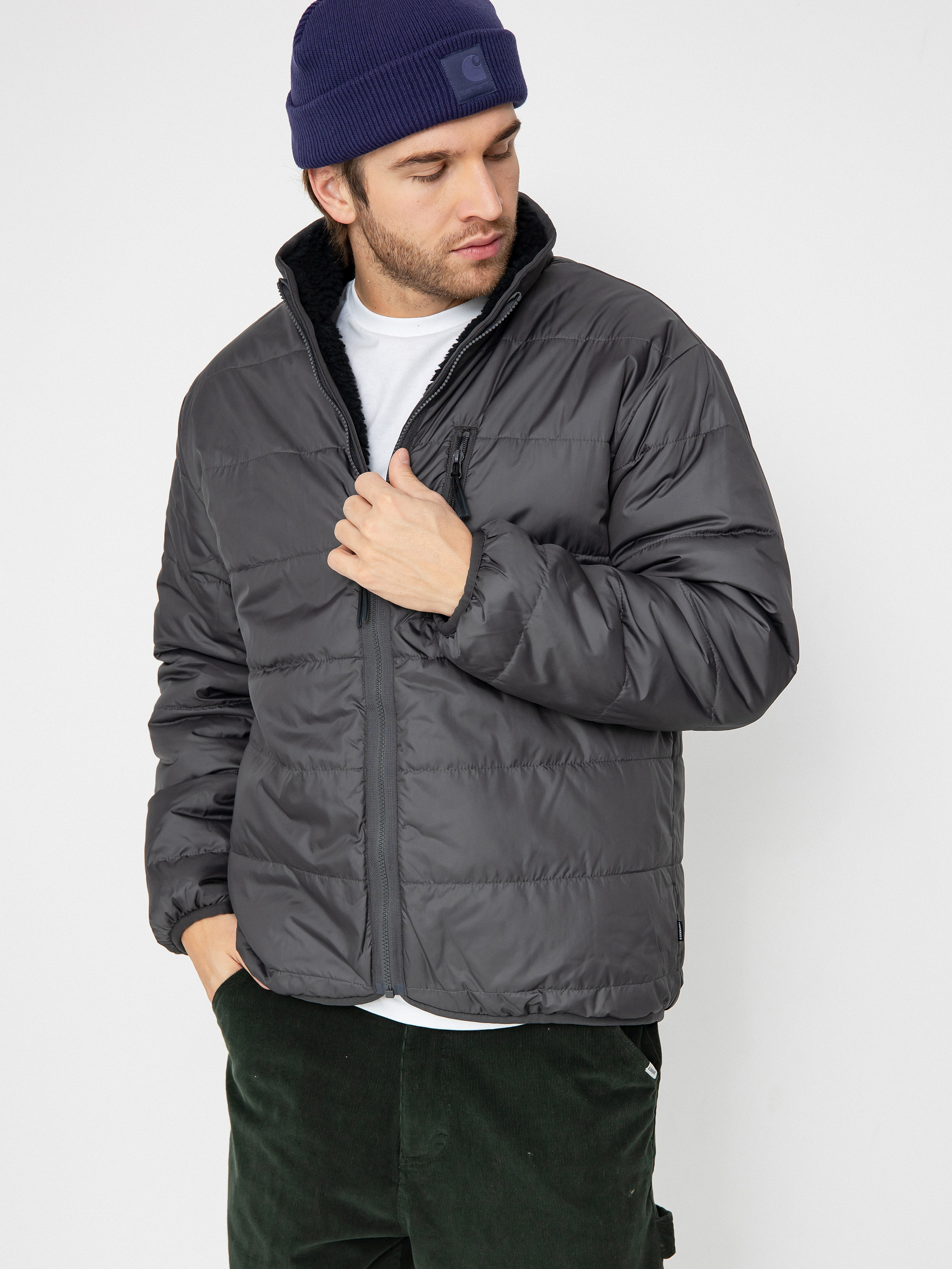 Куртка Converse Reversible Sherpa - чорний (converse black / dark