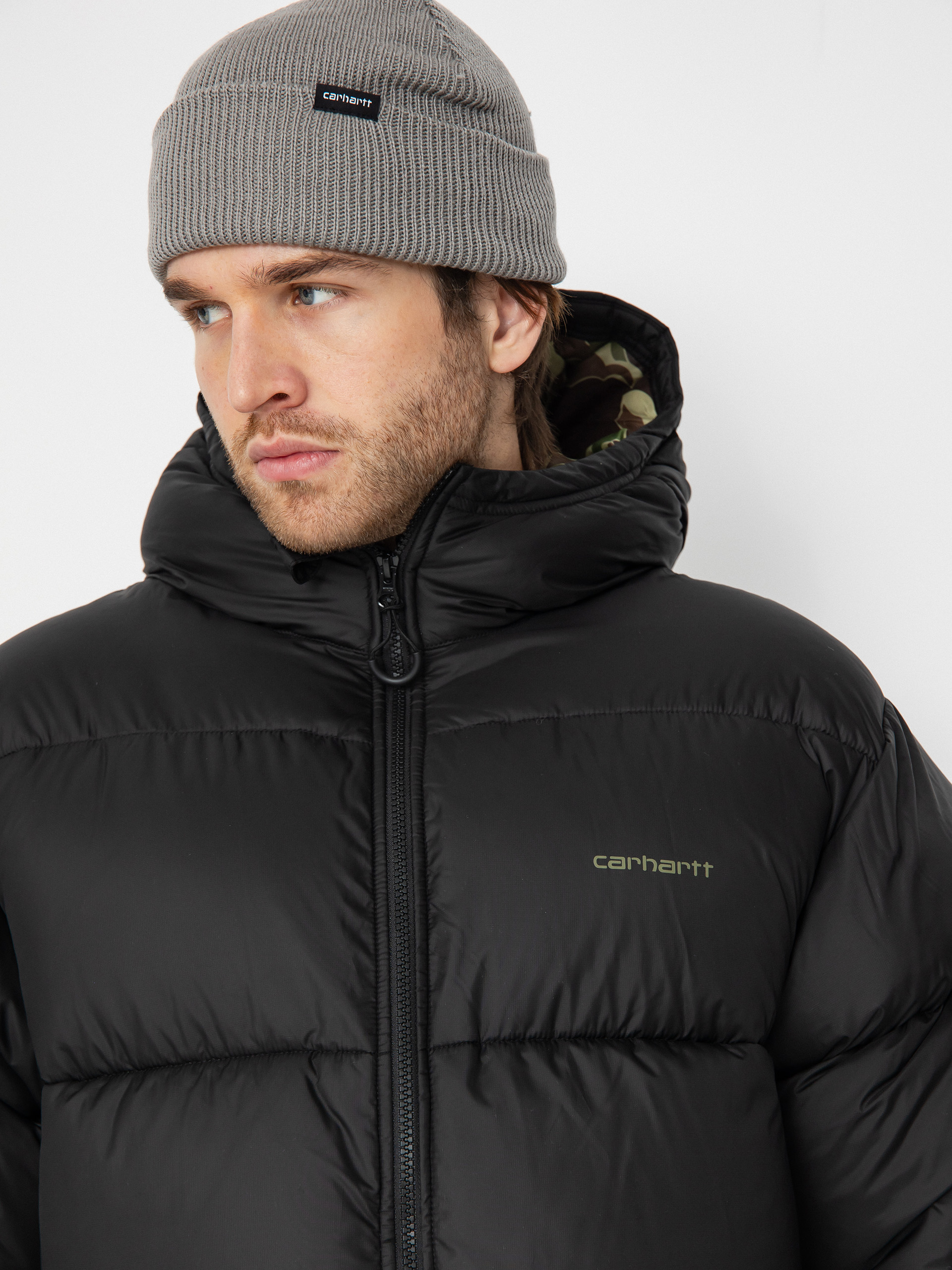 Куртка Carhartt WIP Toronto (black/camo duck/green)