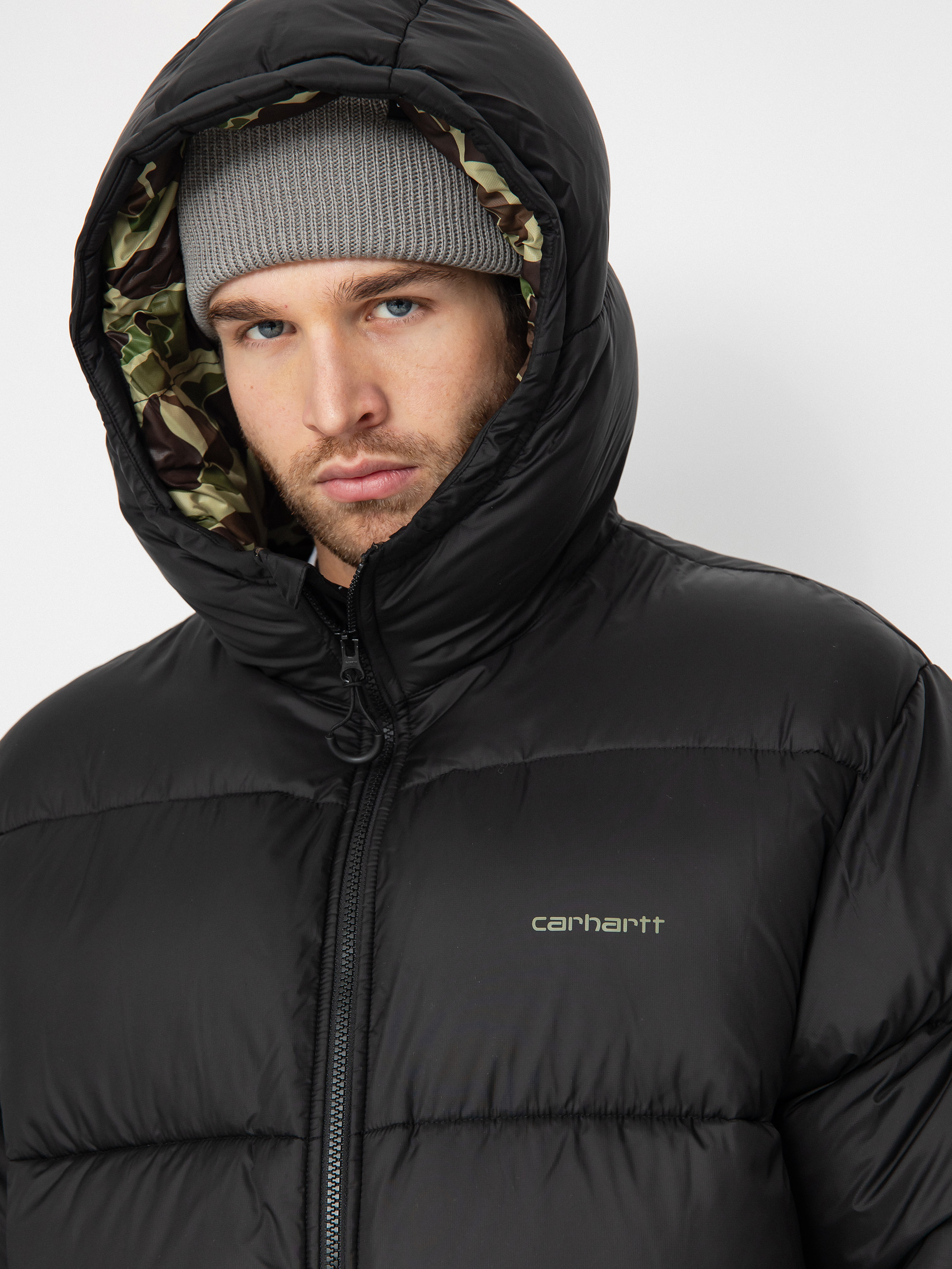 Куртка Carhartt WIP Toronto (black/camo duck/green)