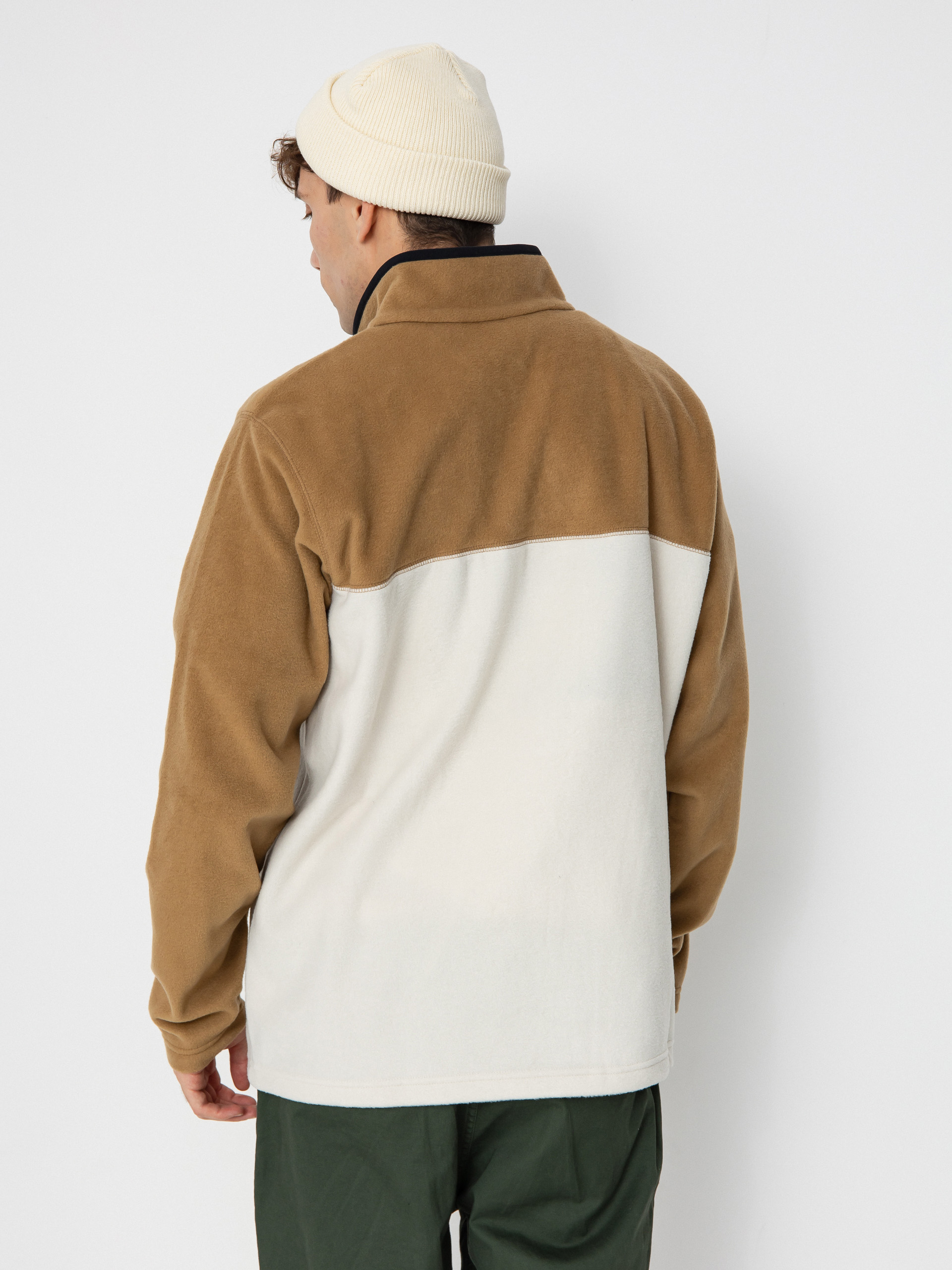 Чоловічий Флісовий светр Columbia Steens Mountain Half Snap II (dark stone del)