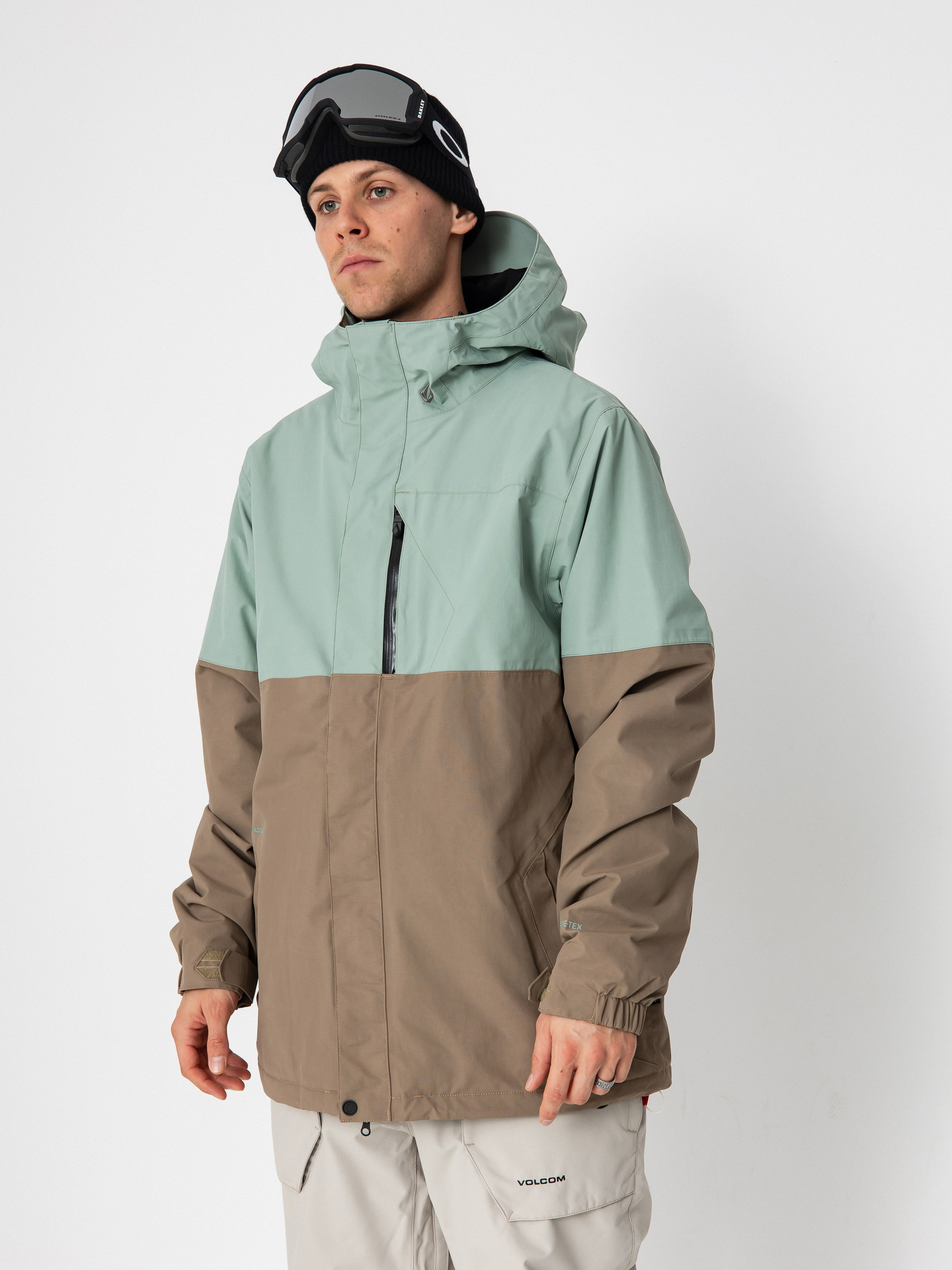 Чоловіча Сноубордична куртка Volcom L Ins Gore Tex (agave)