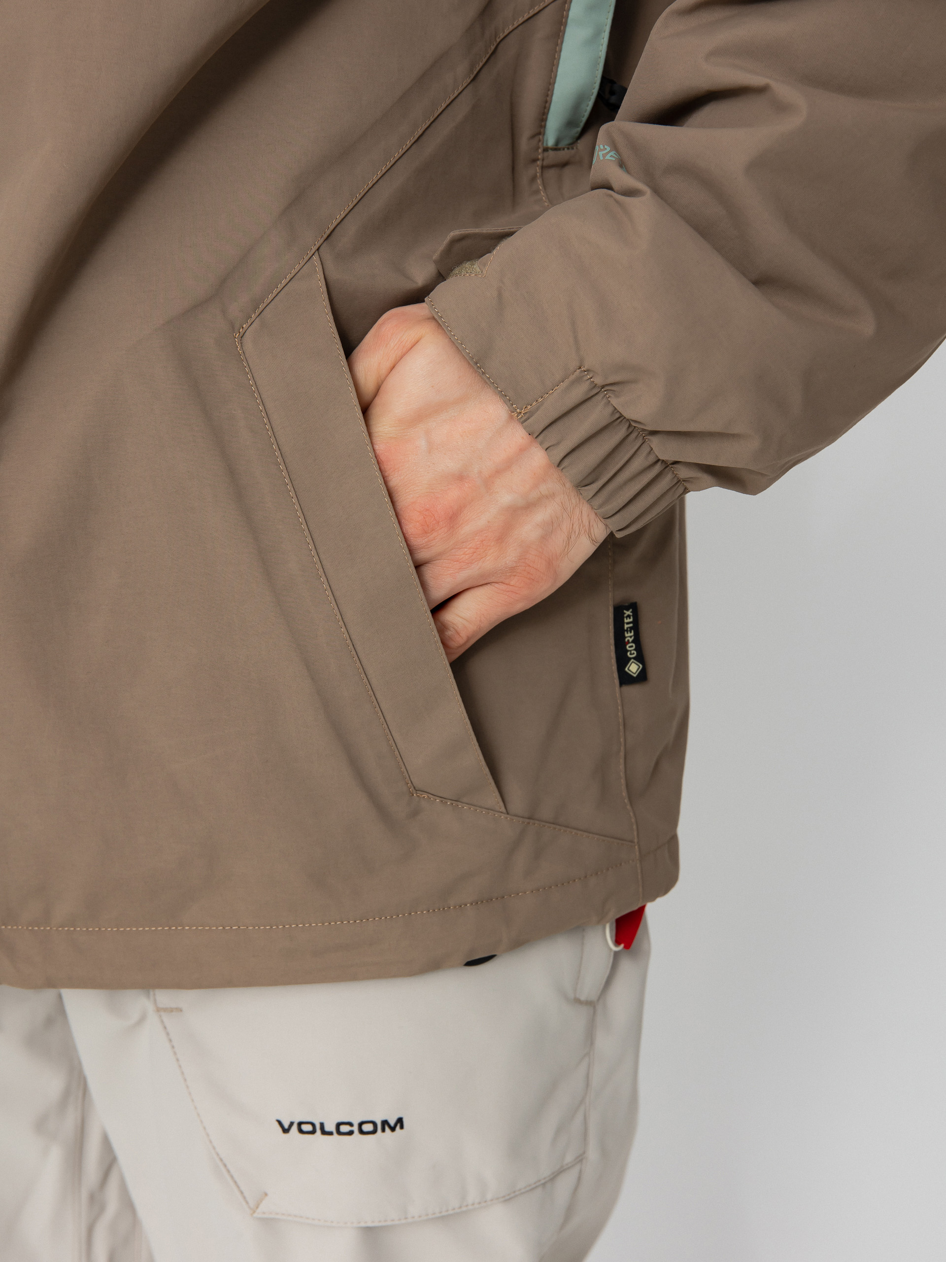 Чоловіча Сноубордична куртка Volcom L Ins Gore Tex (agave)