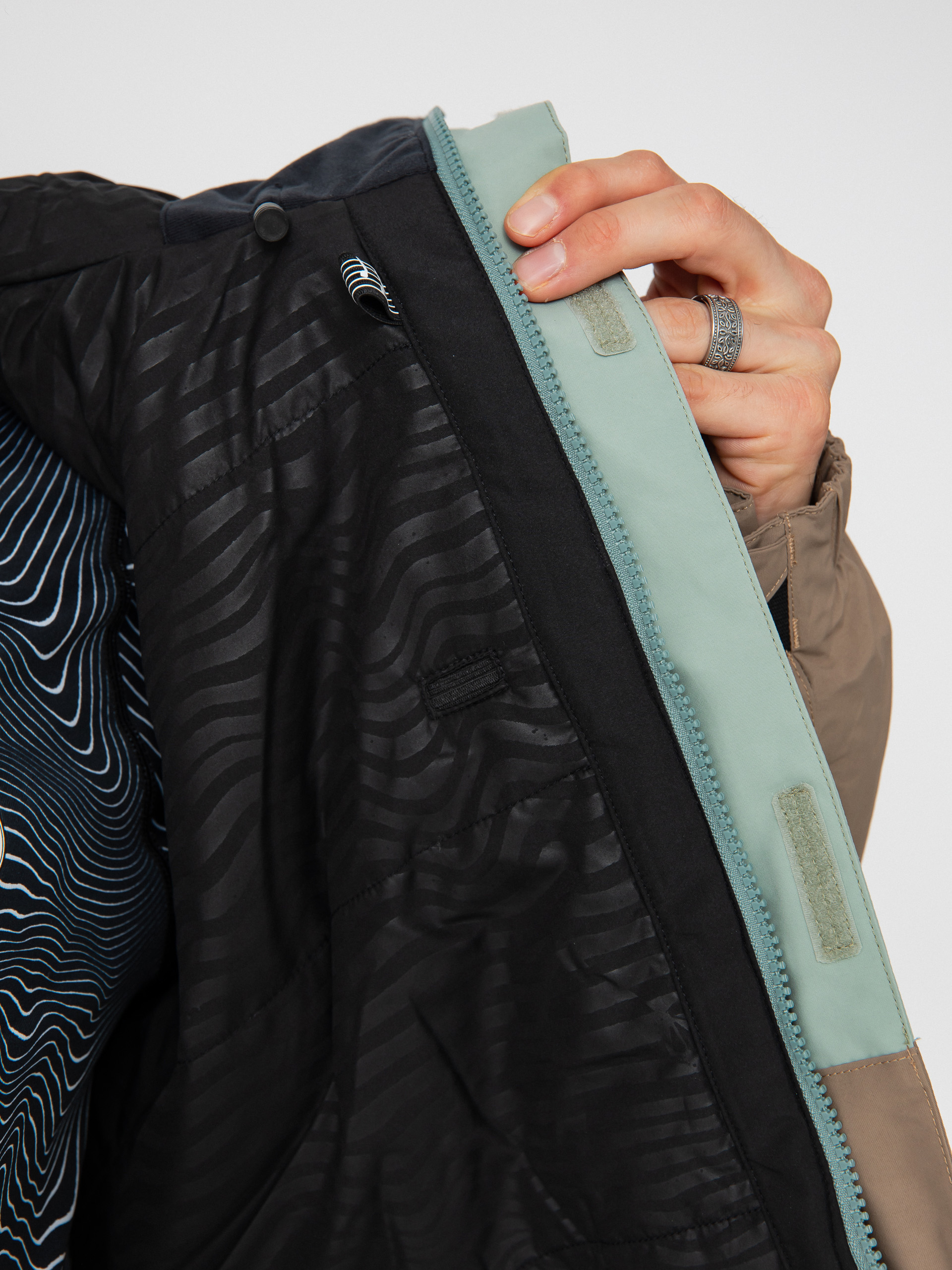 Чоловіча Сноубордична куртка Volcom L Ins Gore Tex (agave)