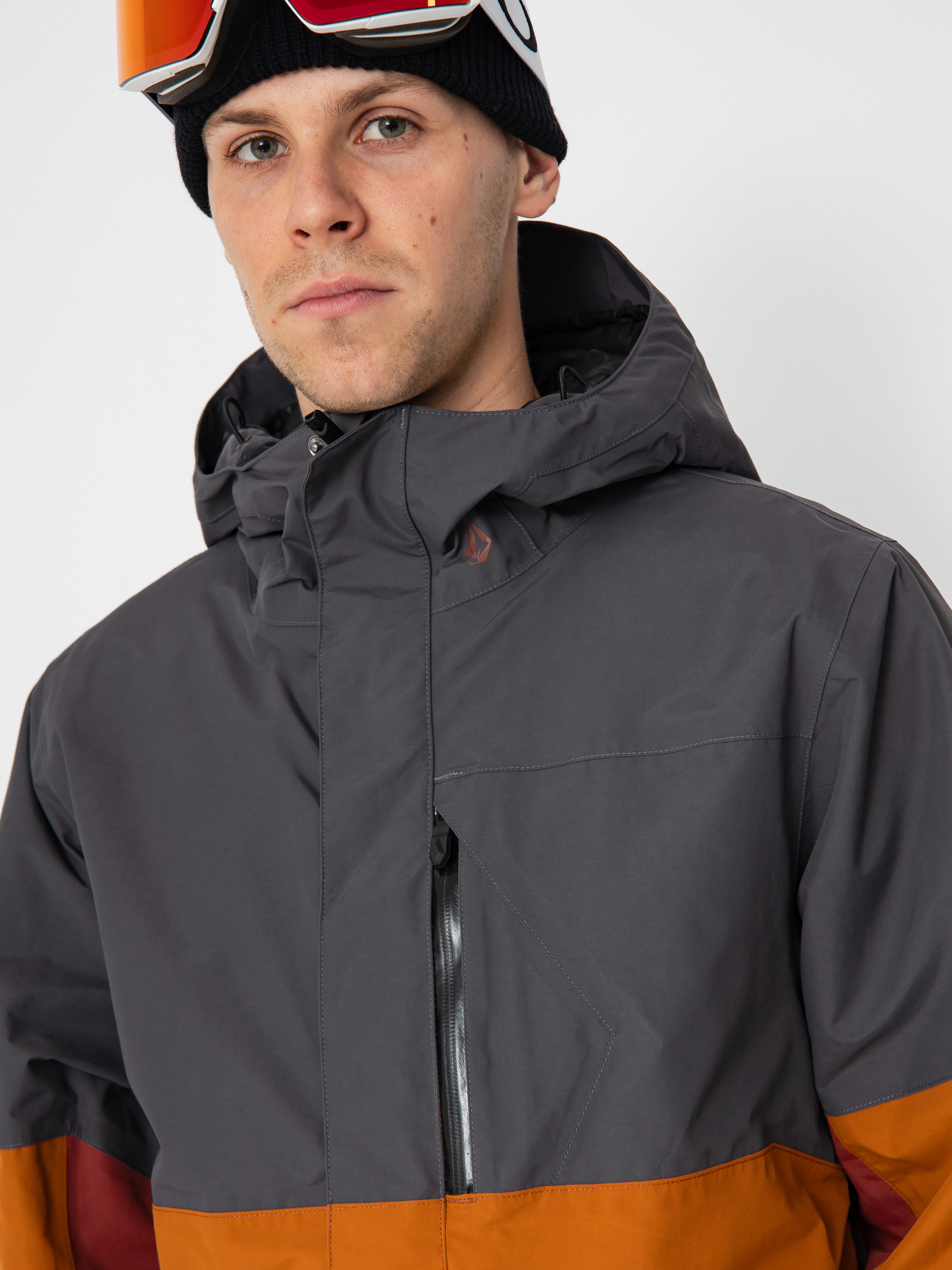 Чоловіча Сноубордична куртка Volcom L Ins Gore Tex (caramel)