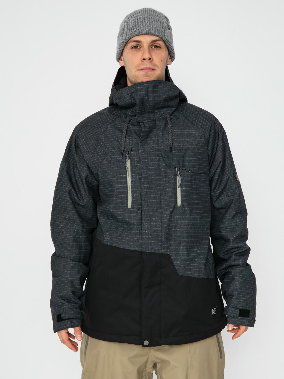 Сноубордична куртка 686 Geo Insulated (black ripstop colorblock)