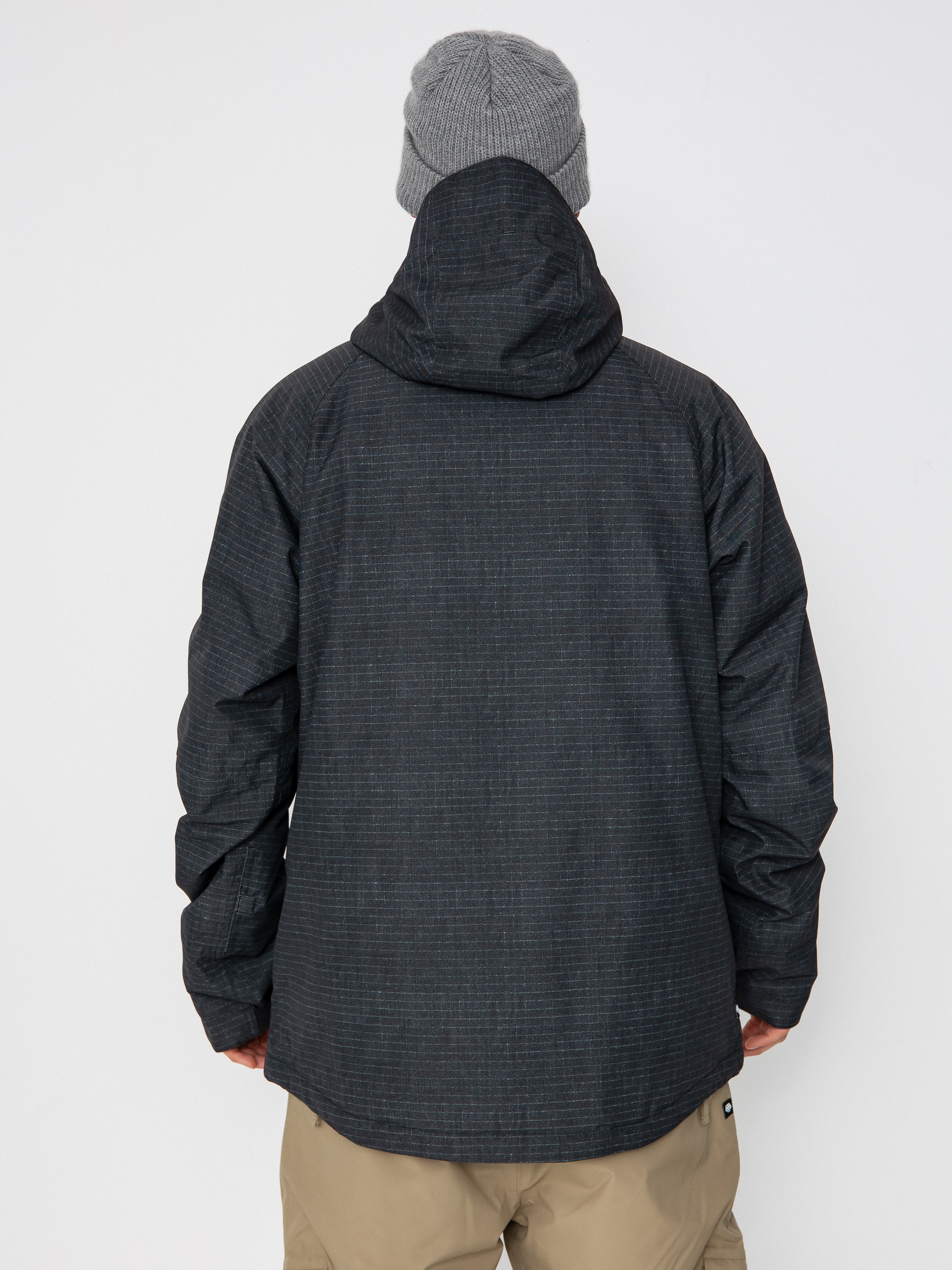 Чоловіча Сноубордична куртка 686 Geo Insulated (black ripstop colorblock)