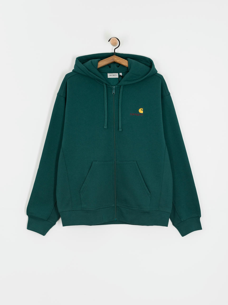 Худі Carhartt WIP American Script ZHD (malachite)