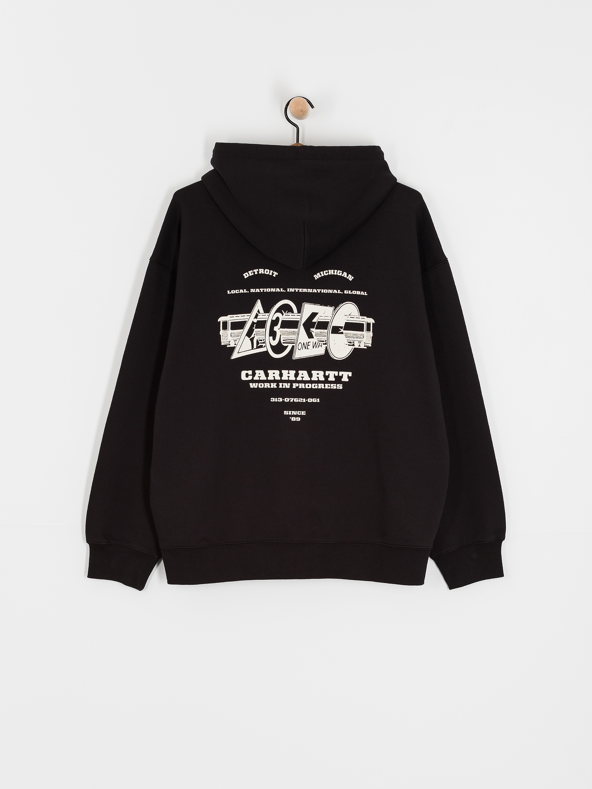 Худі Carhartt WIP Runaway ZHD (black/wax)