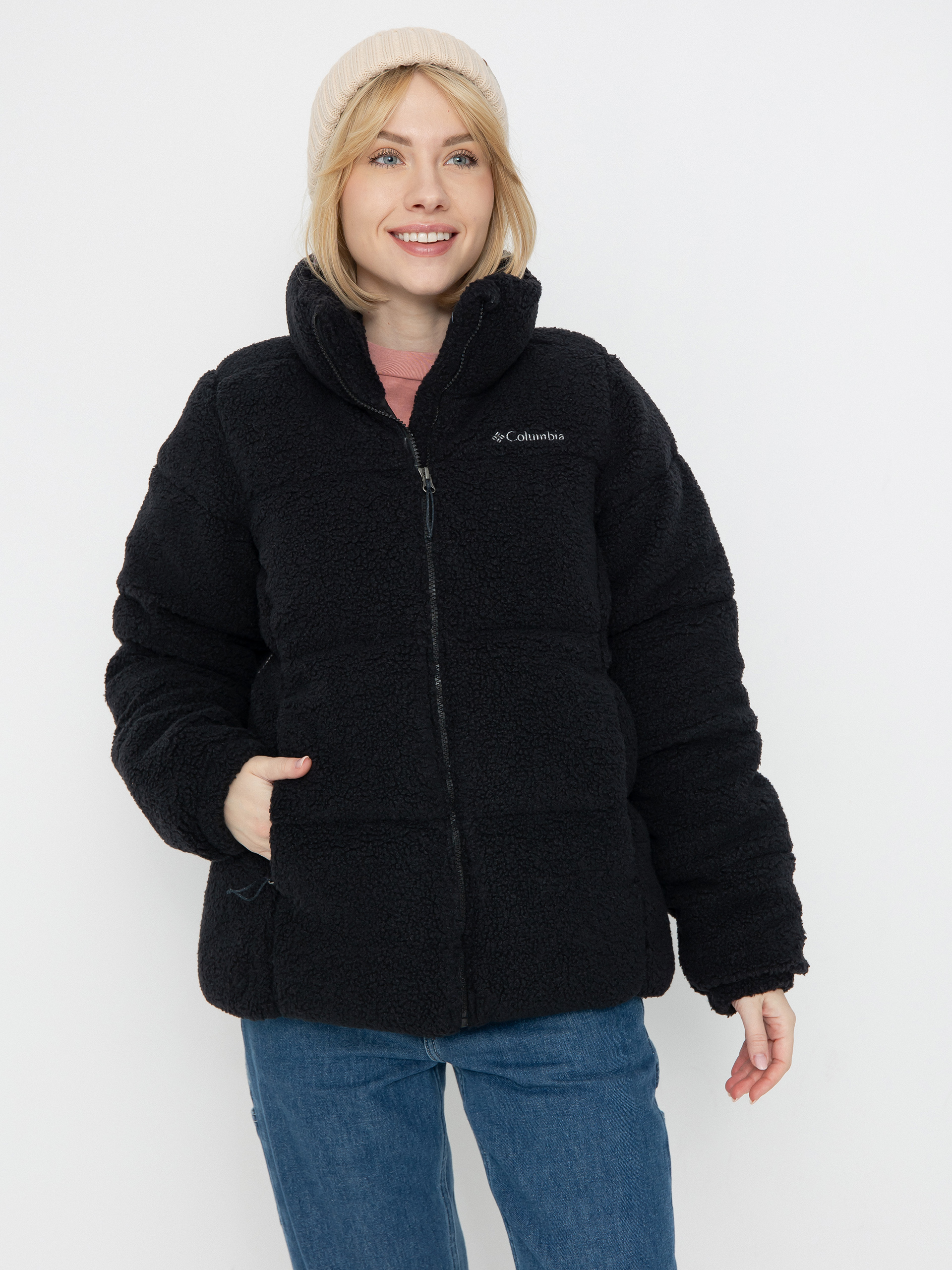 Куртка Columbia Puffect Sherpa Wmn (black)