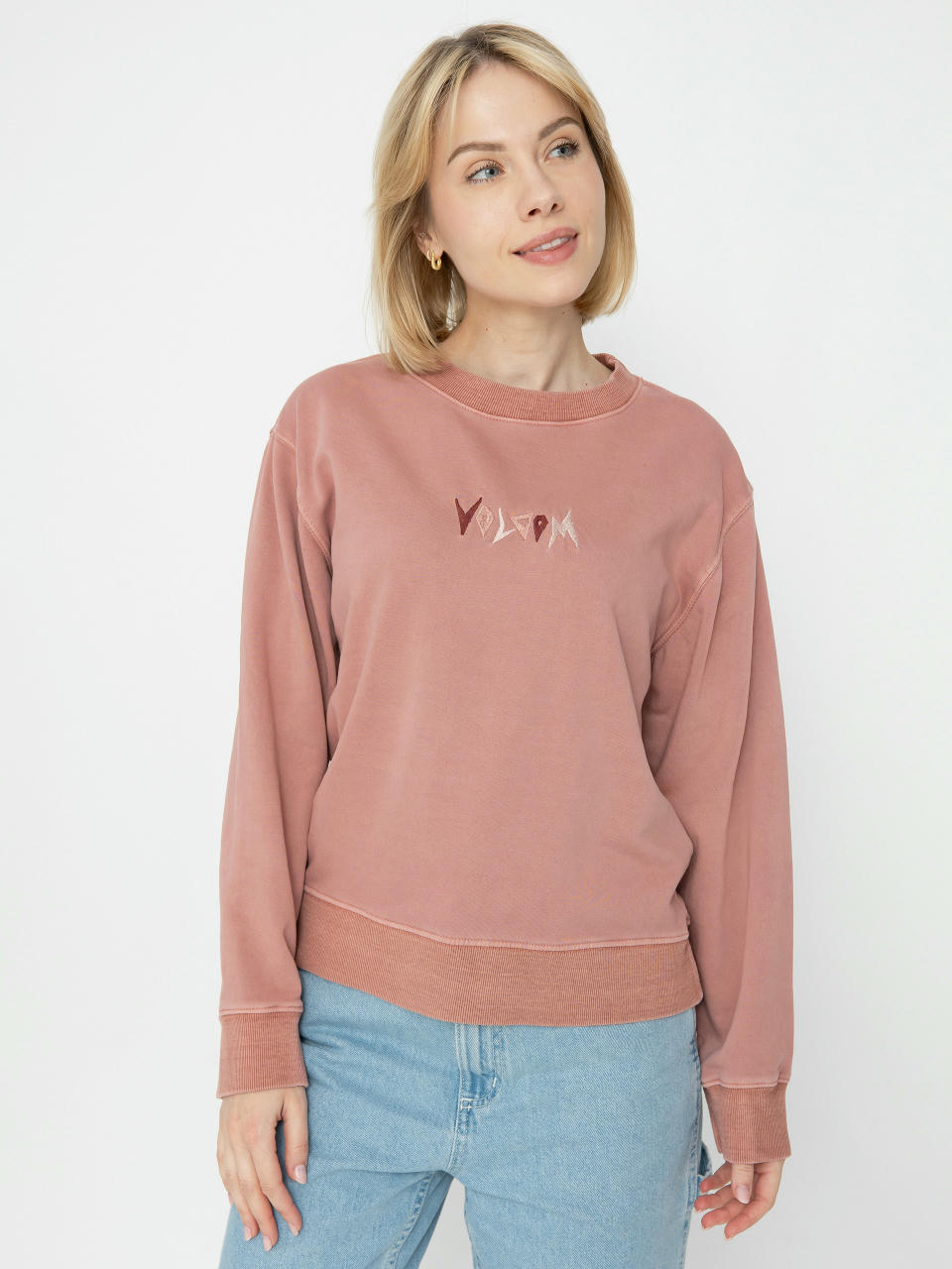 Світшот Volcom Spikstone Crew Wmn (mauve rose)