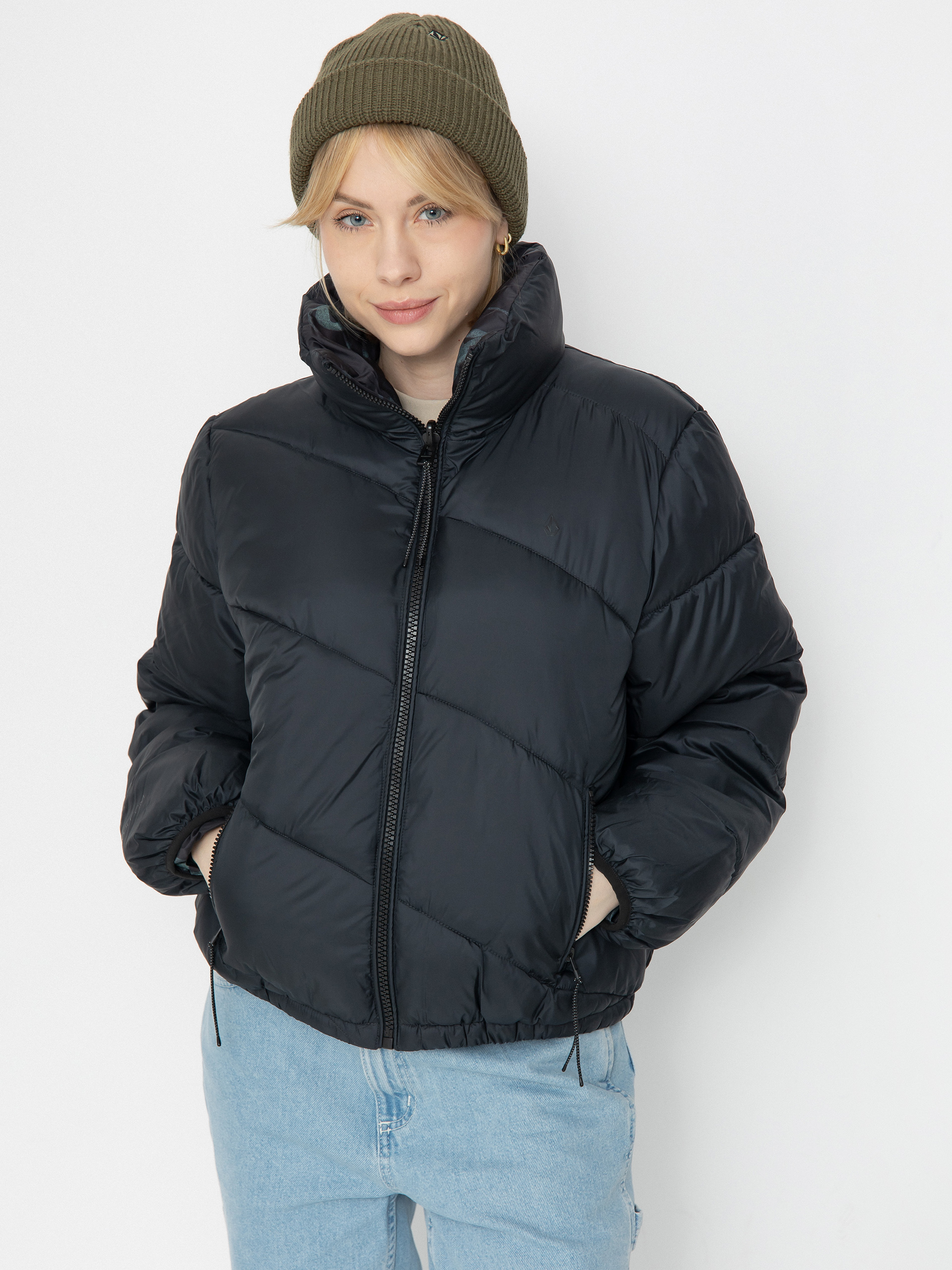 Куртка Volcom Stone Sense Reversible Puff Wmn (black)