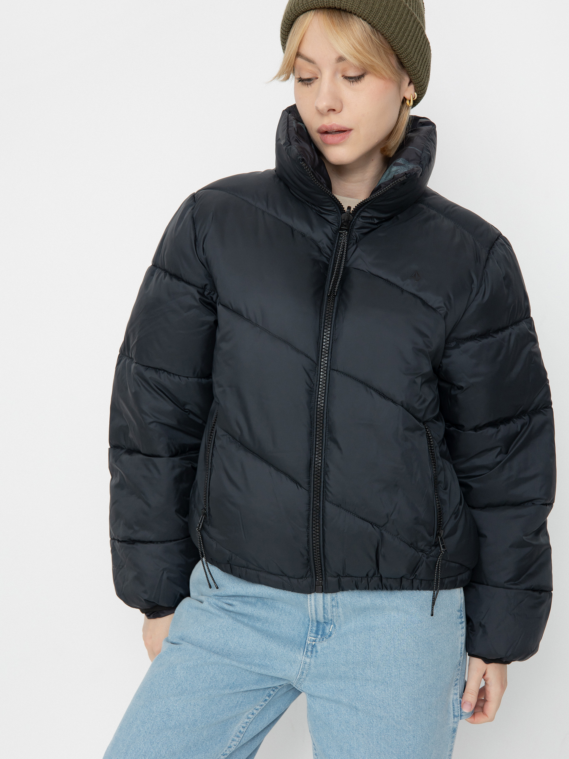 Куртка Volcom Stone Sense Reversible Puff Wmn (black)