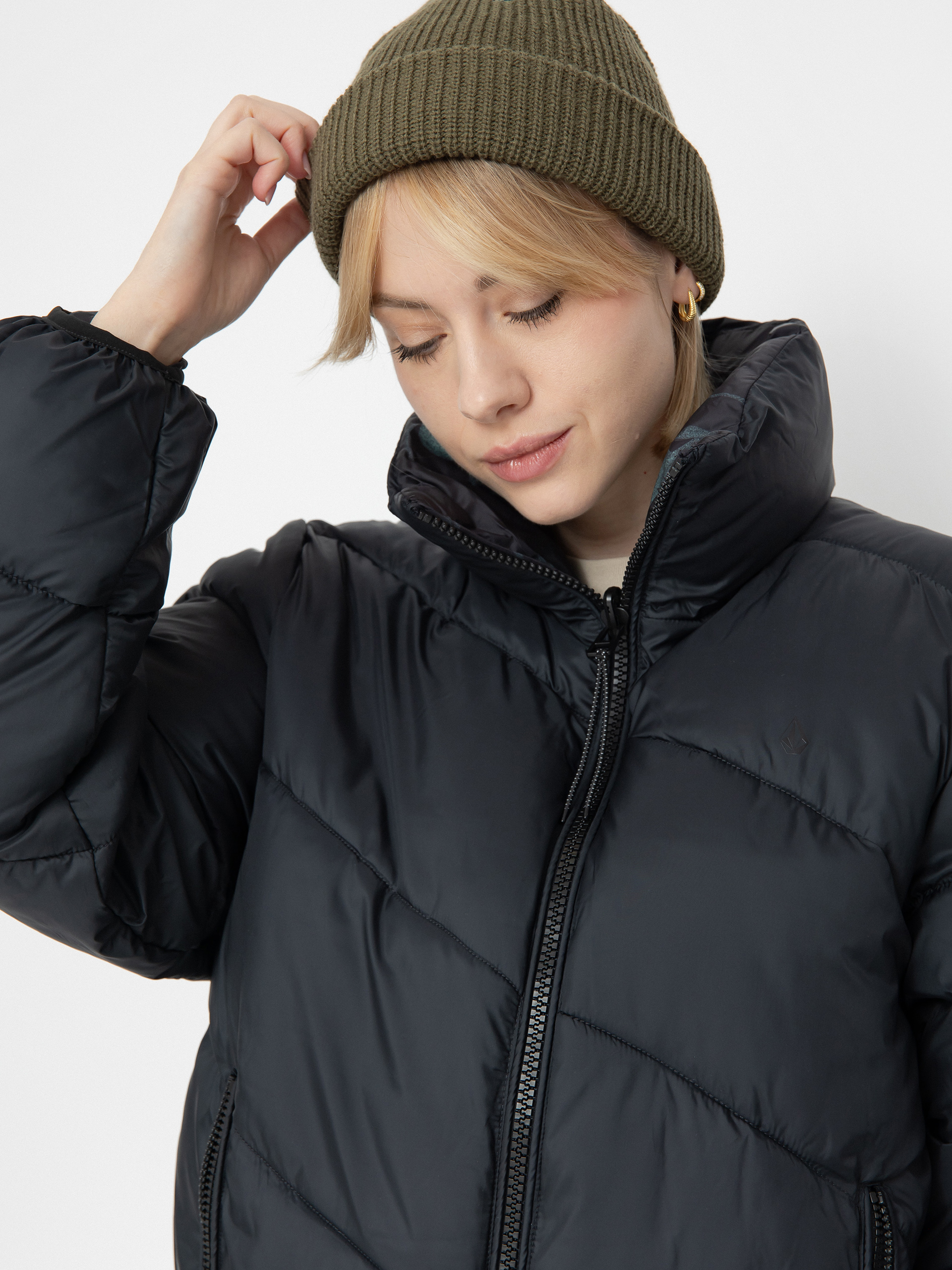 Куртка Volcom Stone Sense Reversible Puff Wmn (black)