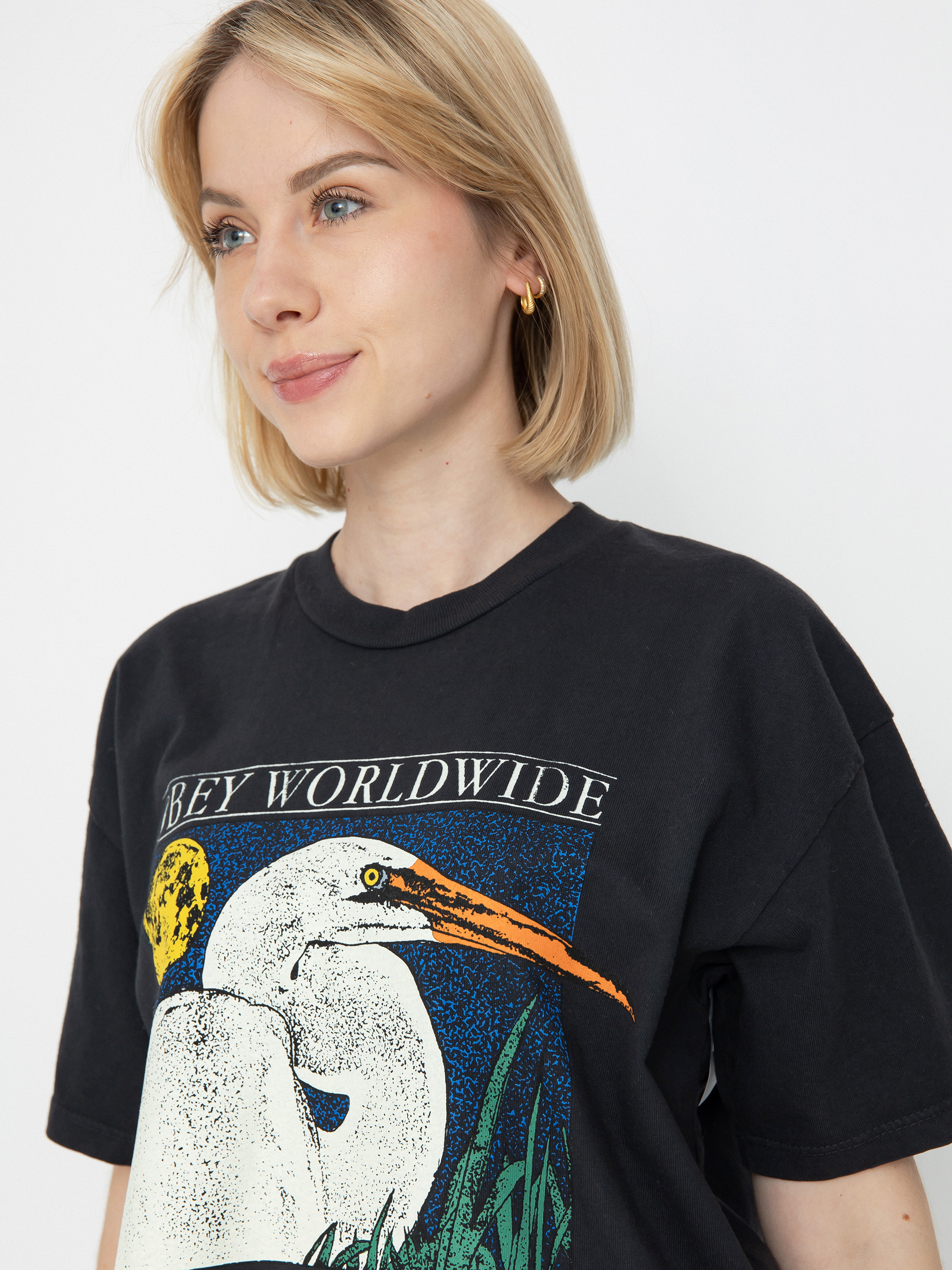 Футболка OBEY Stork Wmn (black)