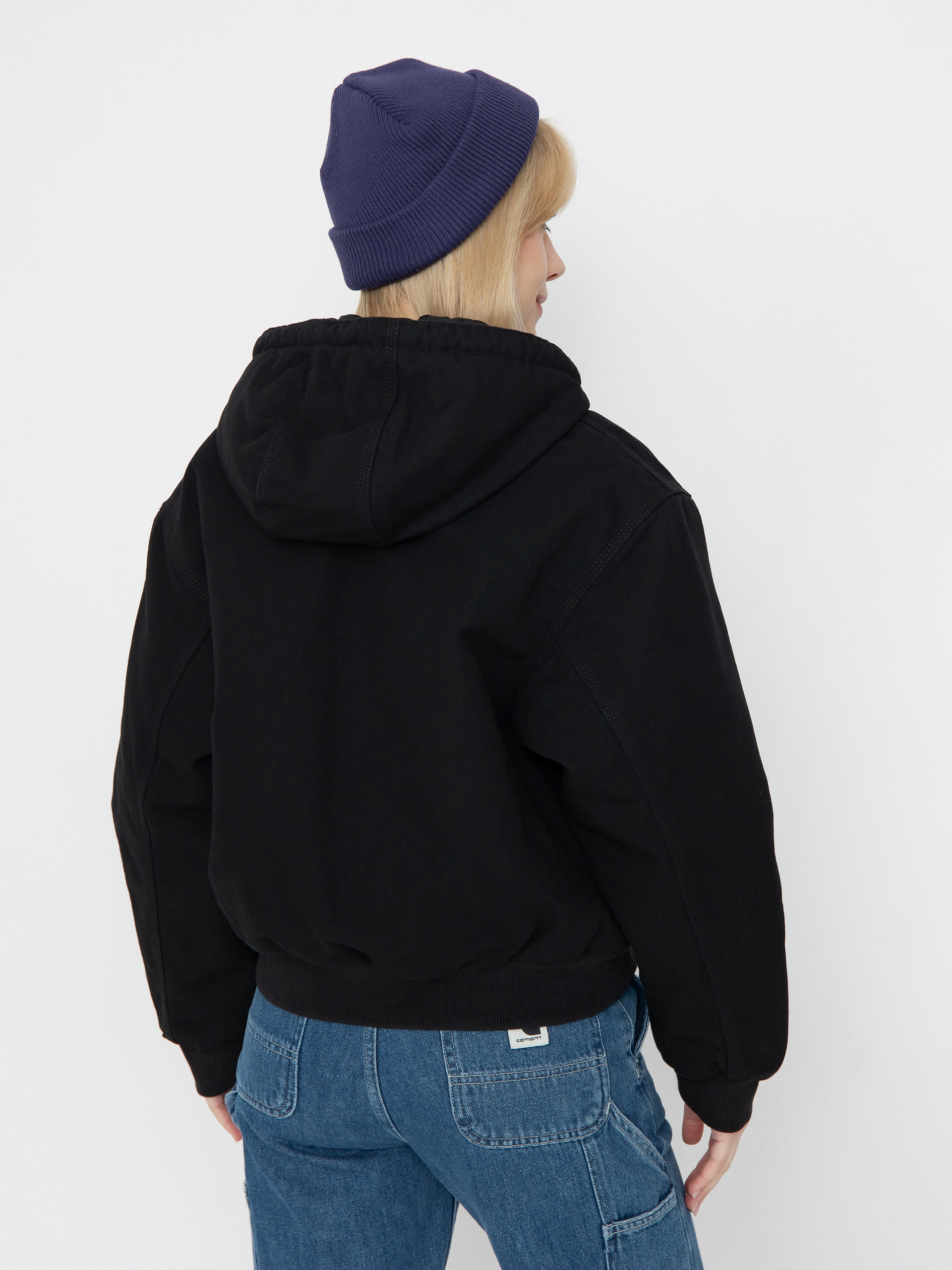 Куртка Carhartt WIP OG Active Wmn (black rinsed canvas)
