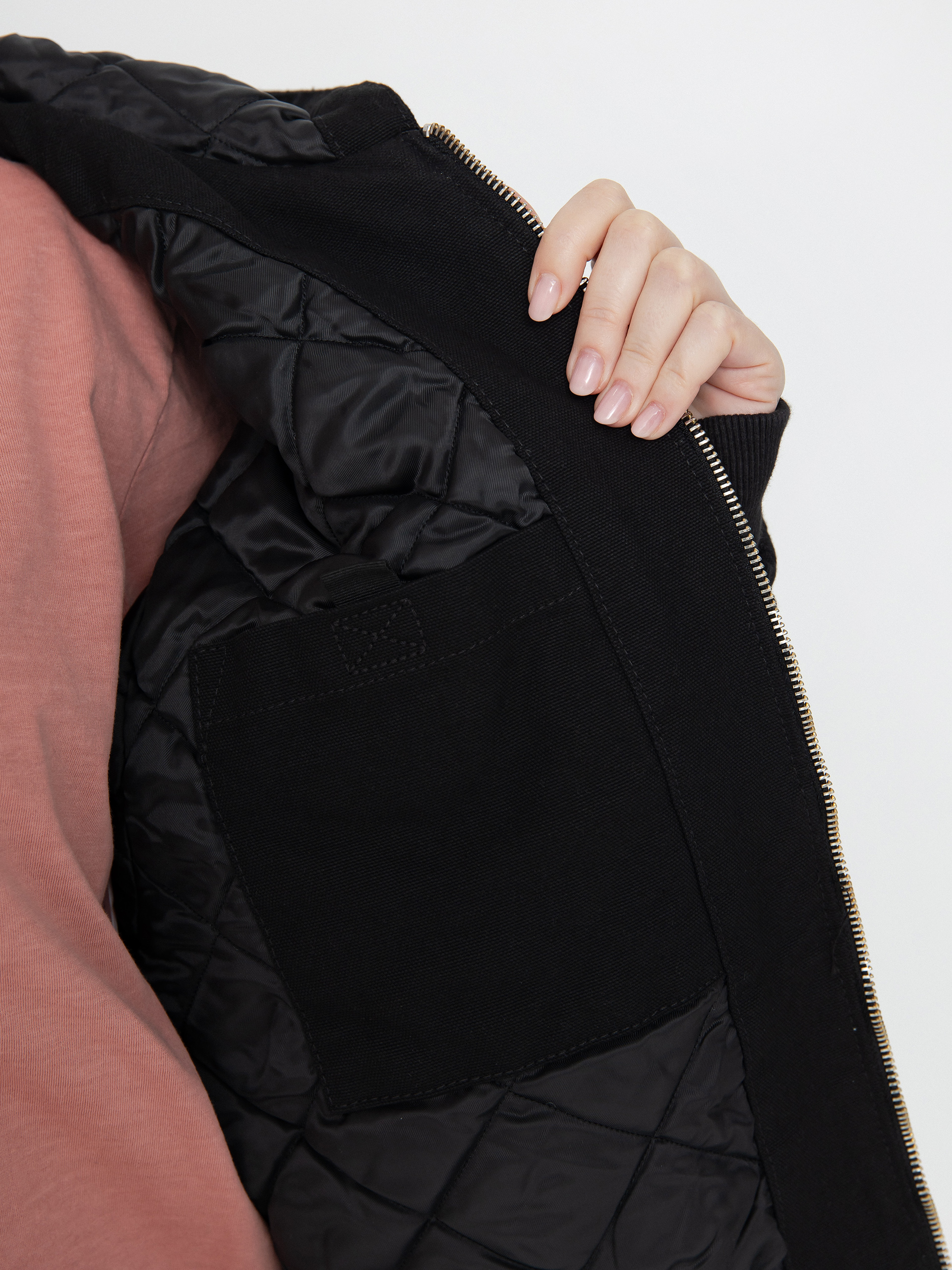 Куртка Carhartt WIP OG Active Wmn (black rinsed canvas)