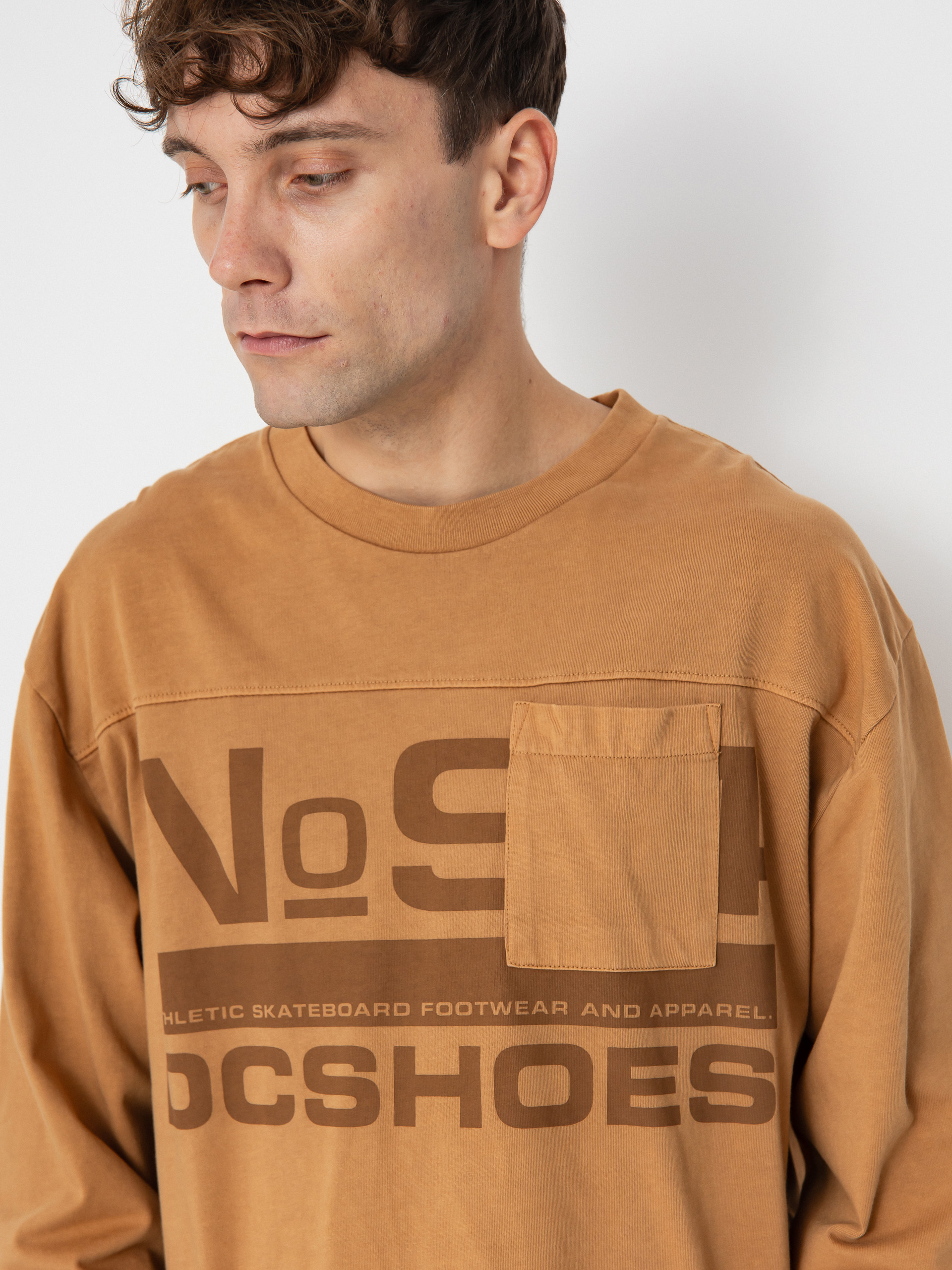 Лонгслів DC No 94 Worker Pocket (chipmunk enzyme wash)