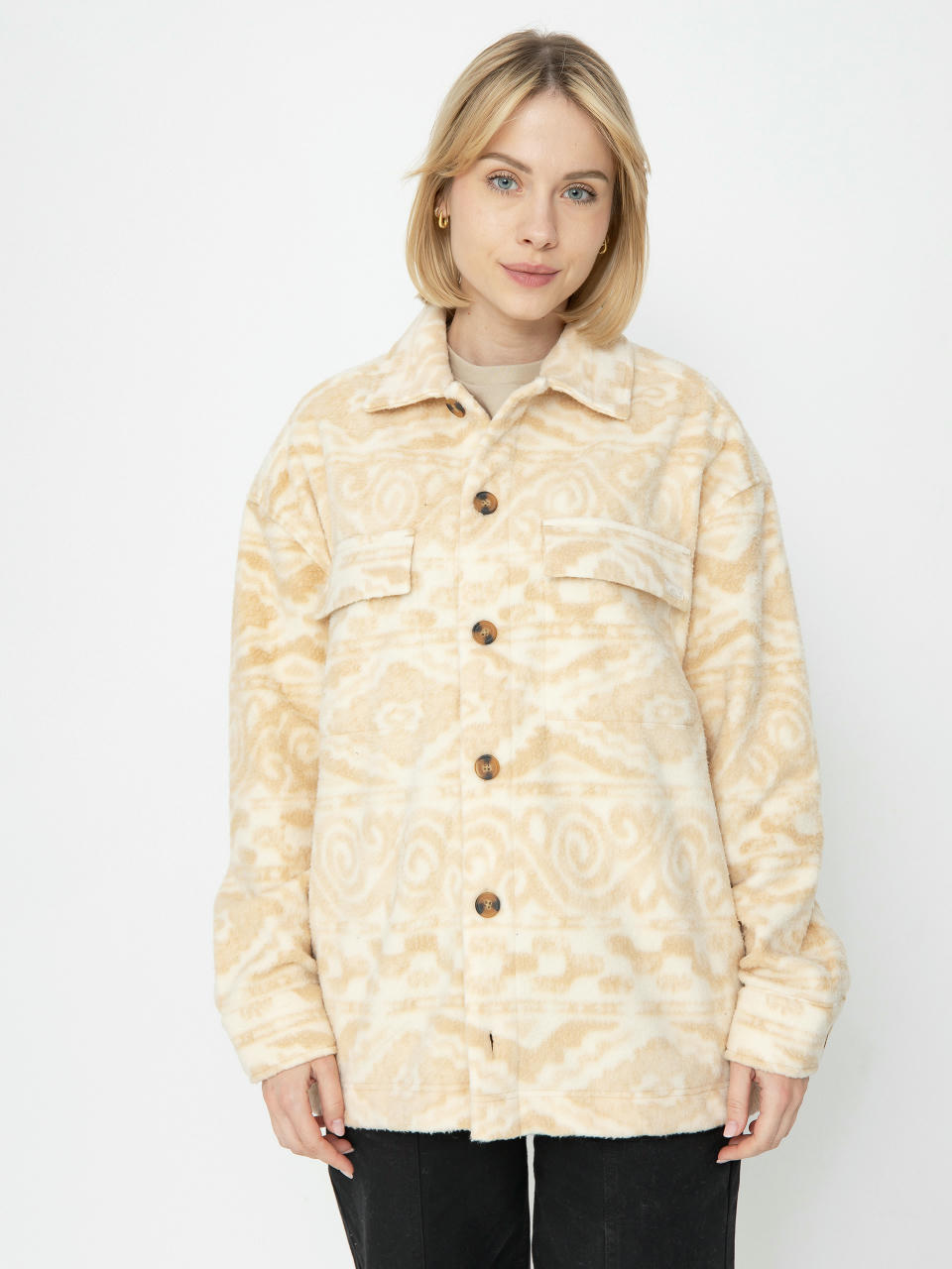 Сорочка Billabong Happy Camper Shacket Wmn (wet sand)