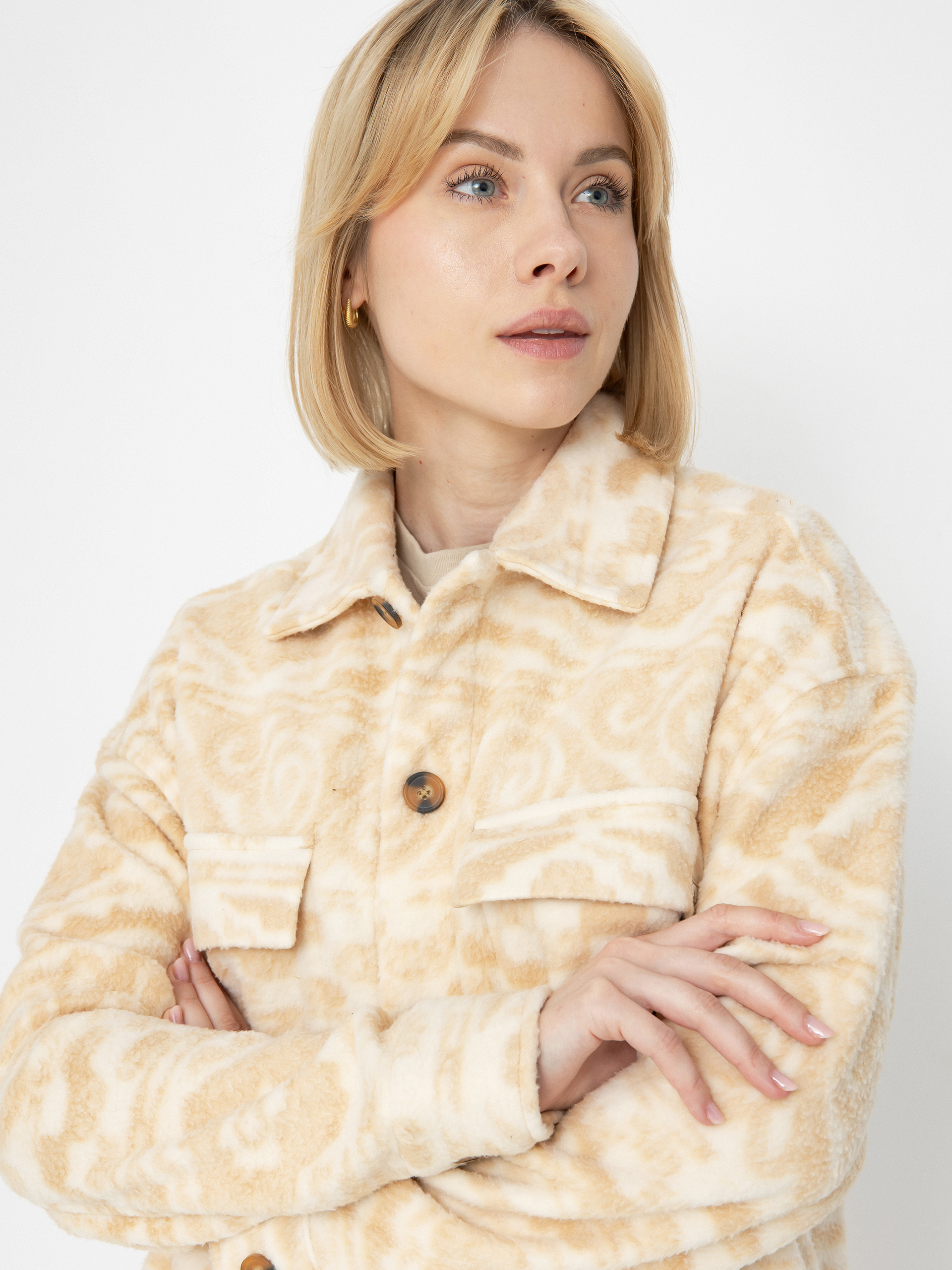 Сорочка Billabong Happy Camper Shacket Wmn (wet sand)