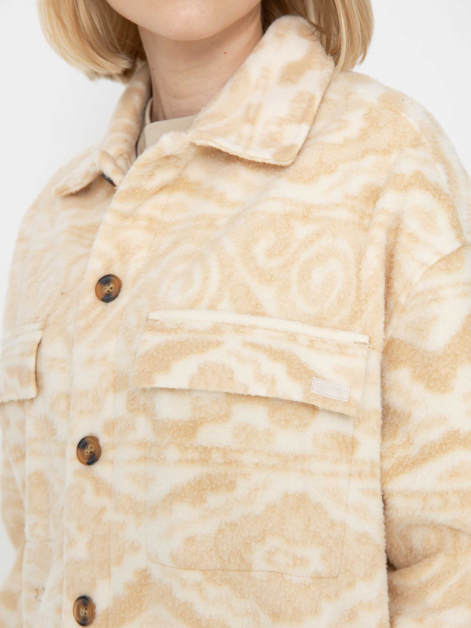 Сорочка Billabong Happy Camper Shacket Wmn (wet sand)