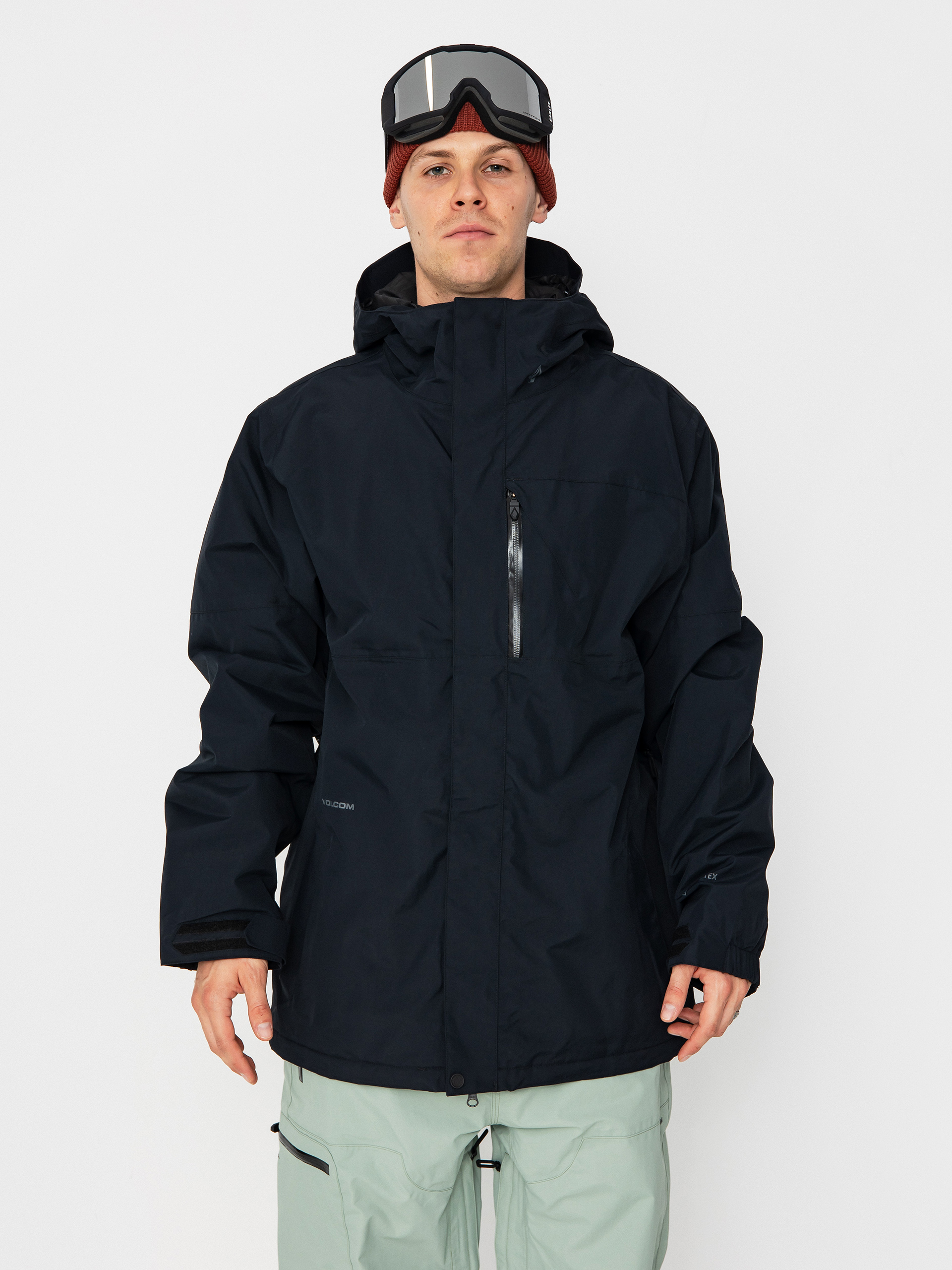 Чоловіча Сноубордична куртка Volcom L Ins Gore Tex (black)