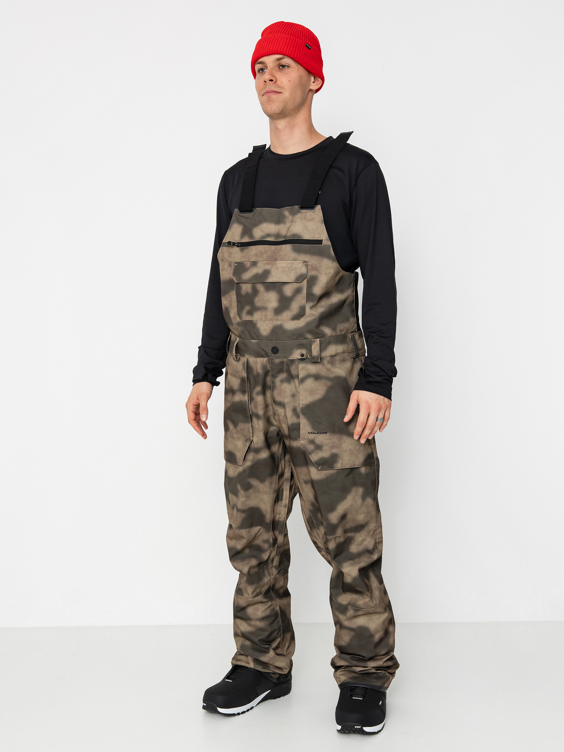 Чоловічі Сноубордичні штани Volcom Roan Bib Overall (camouflage)