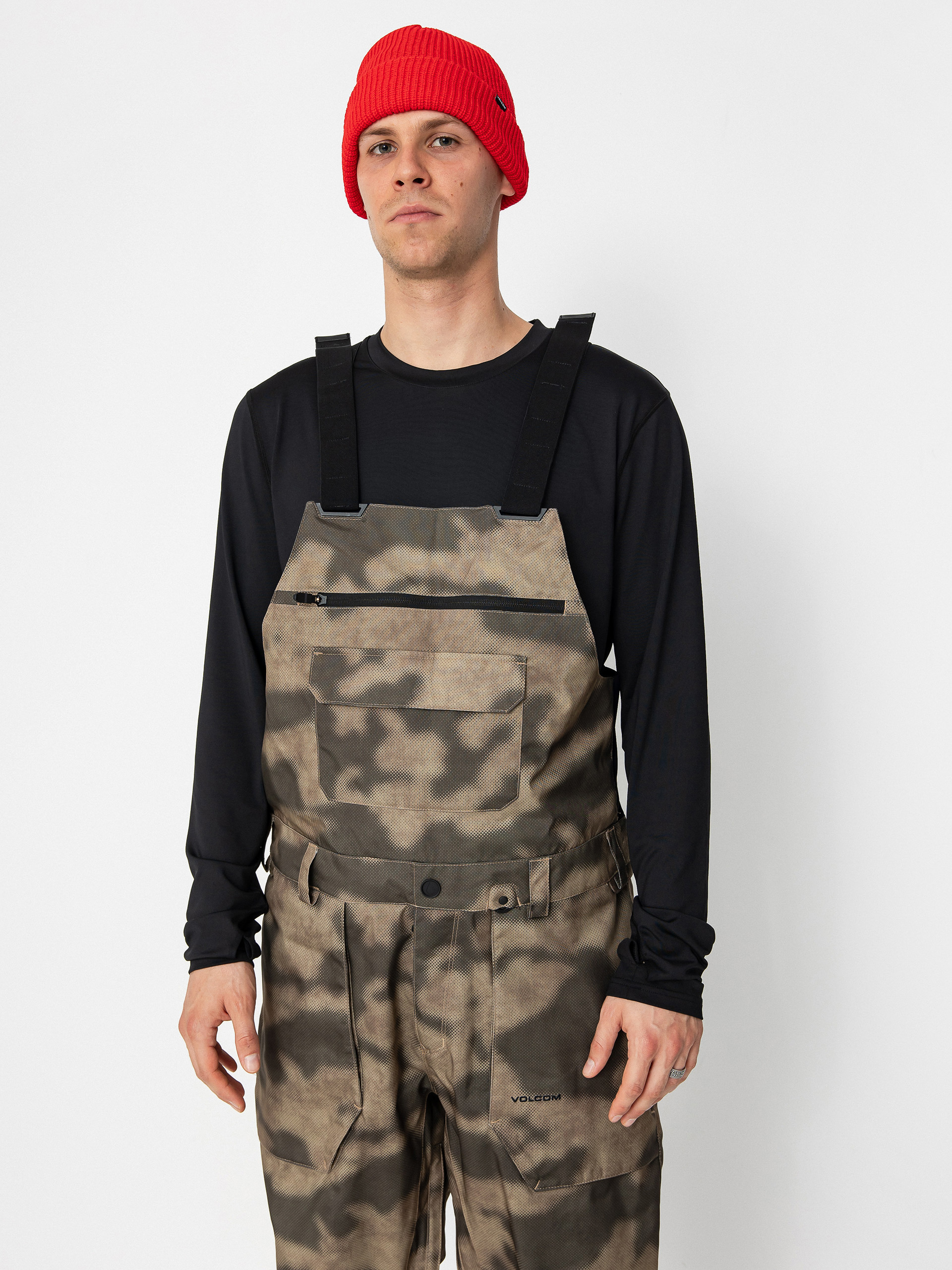 Чоловічі Сноубордичні штани Volcom Roan Bib Overall (camouflage)