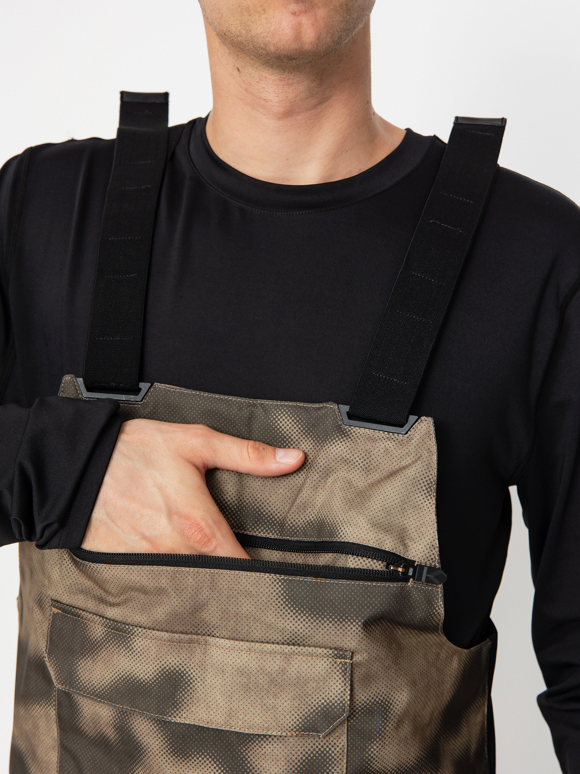 Чоловічі Сноубордичні штани Volcom Roan Bib Overall (camouflage)