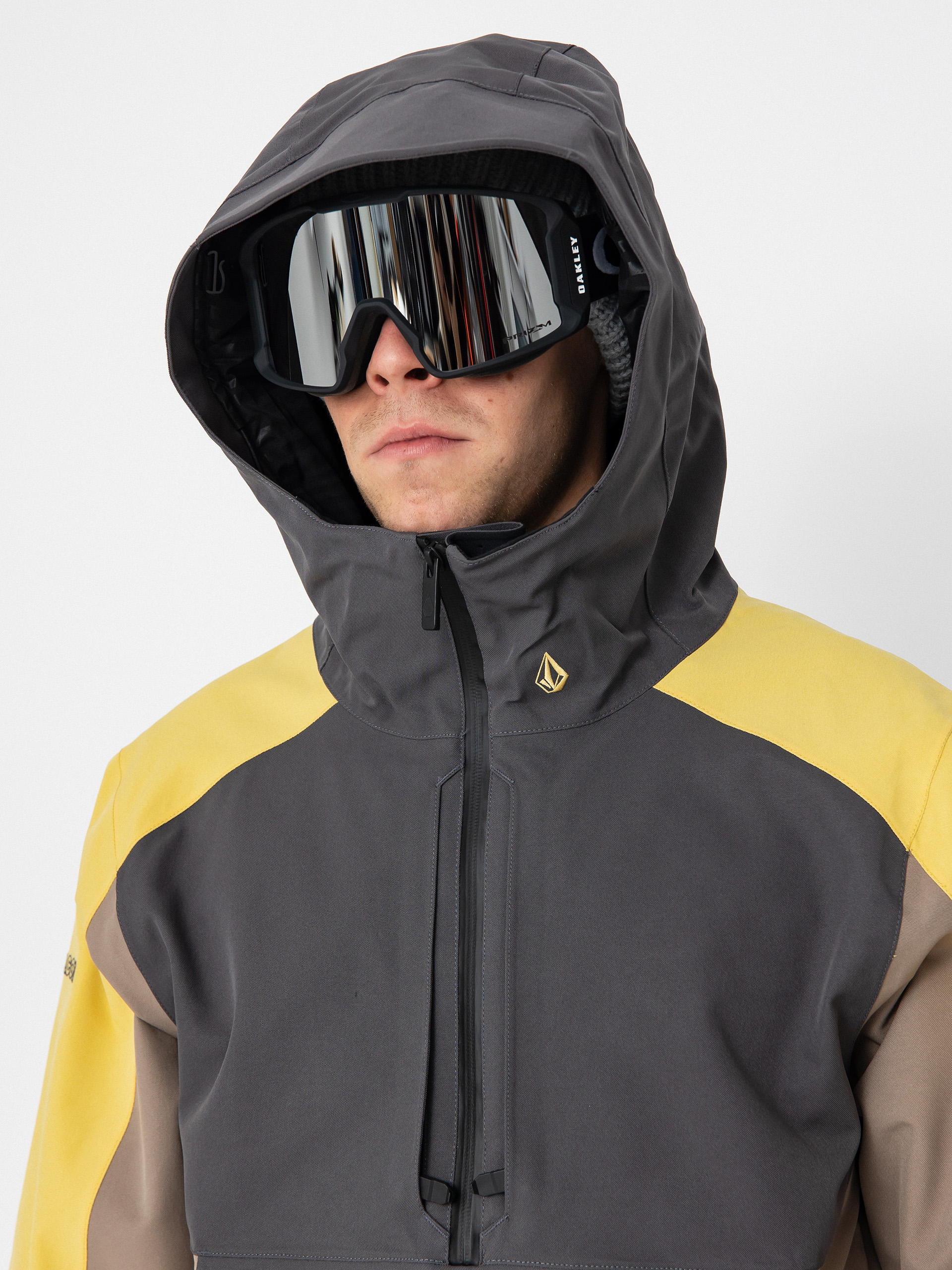 Чоловіча Сноубордична куртка Volcom Brighton Pullover (chestnut brown)