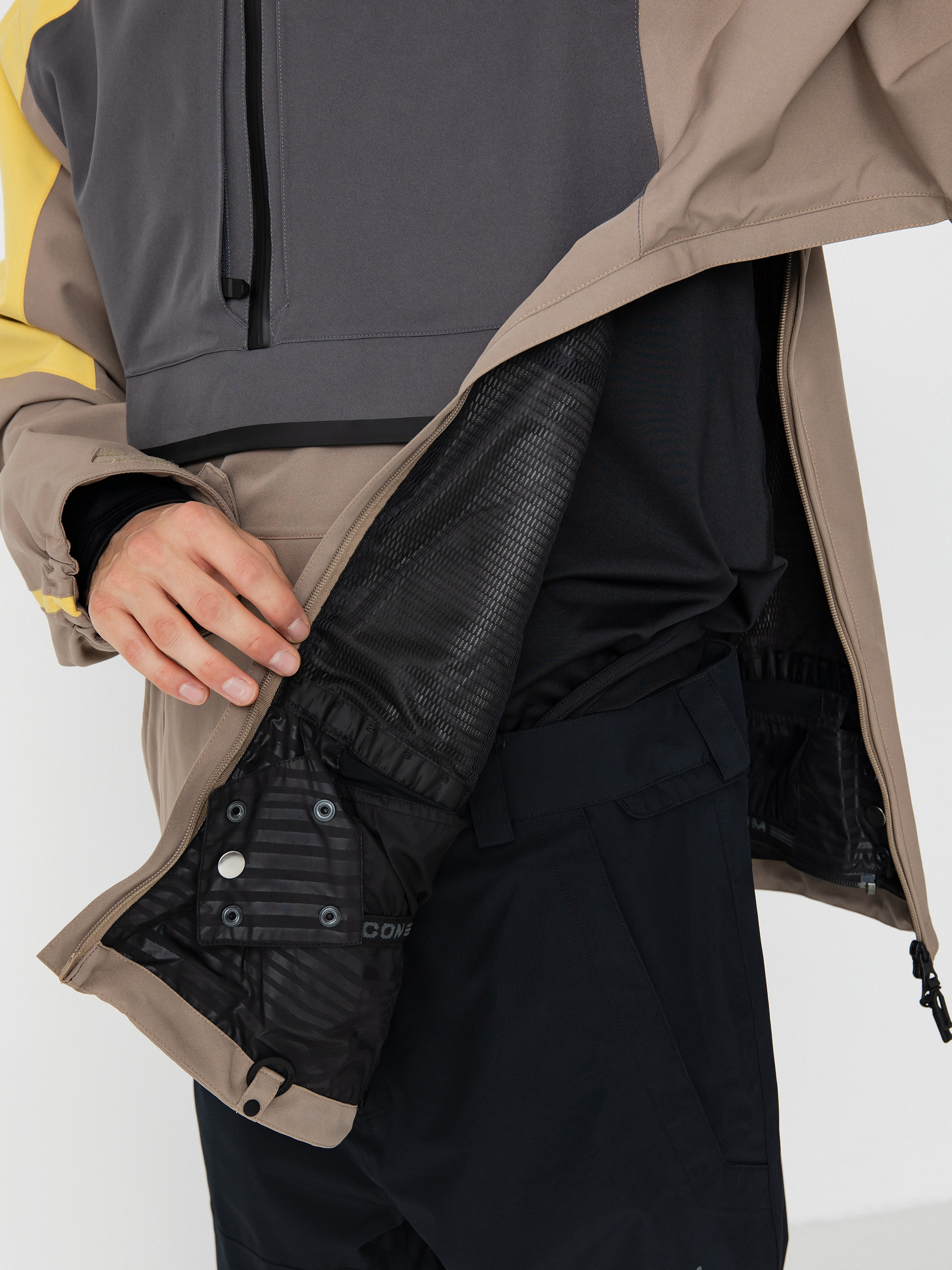 Чоловіча Сноубордична куртка Volcom Brighton Pullover (chestnut brown)