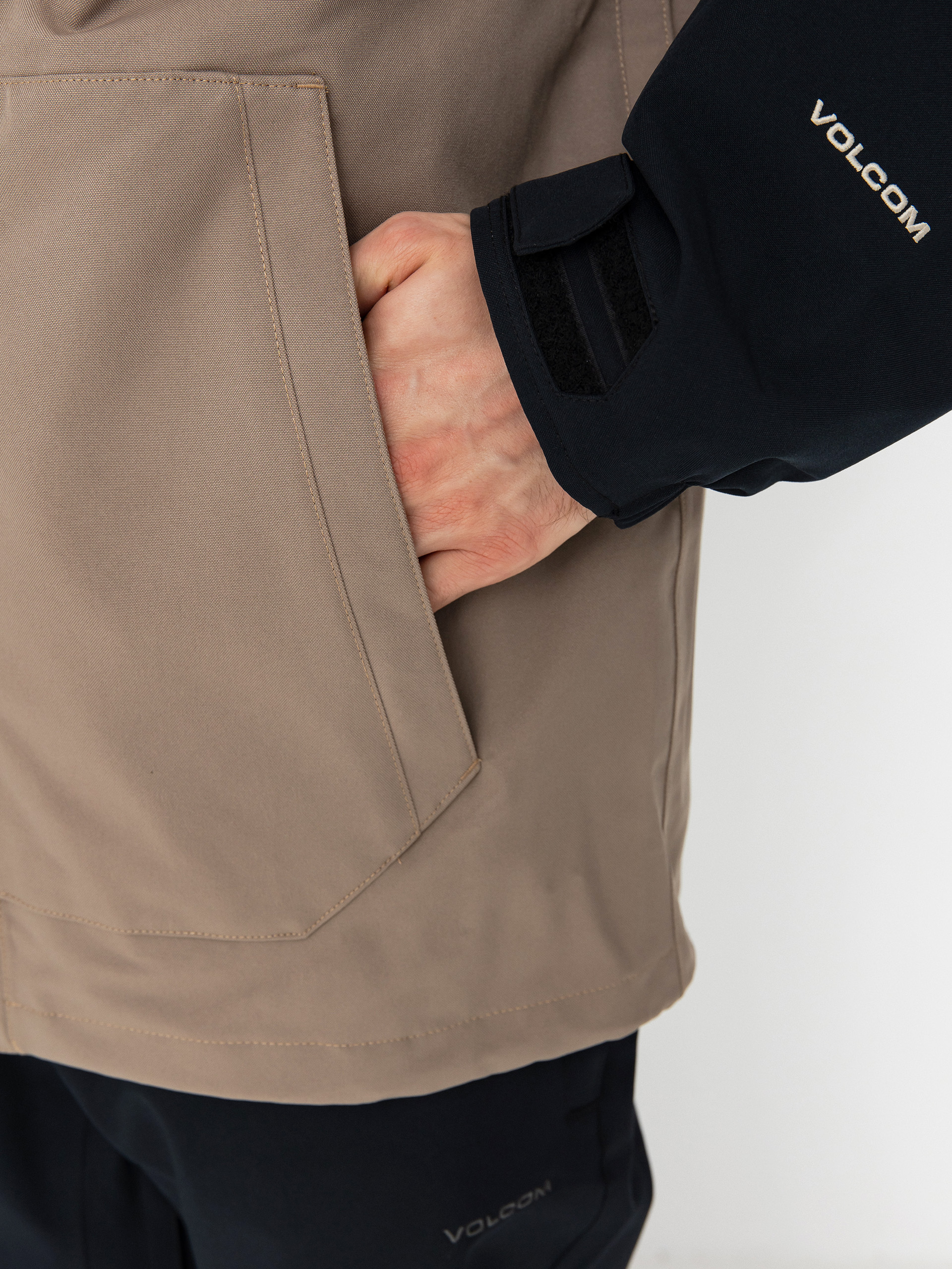 Чоловіча Сноубордична куртка Volcom Brighton Full Zip (chestnut brown)