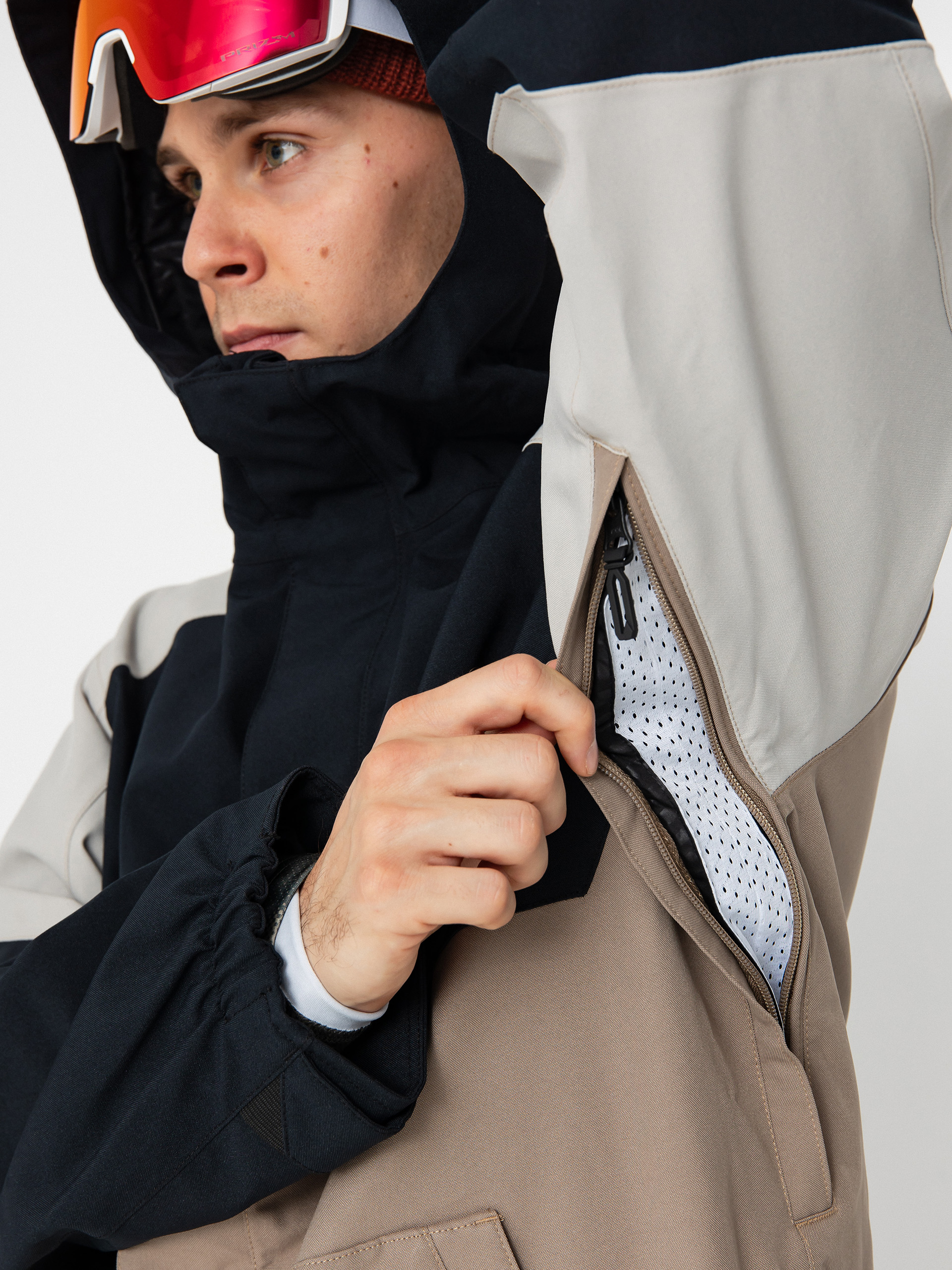 Чоловіча Сноубордична куртка Volcom Brighton Full Zip (chestnut brown)