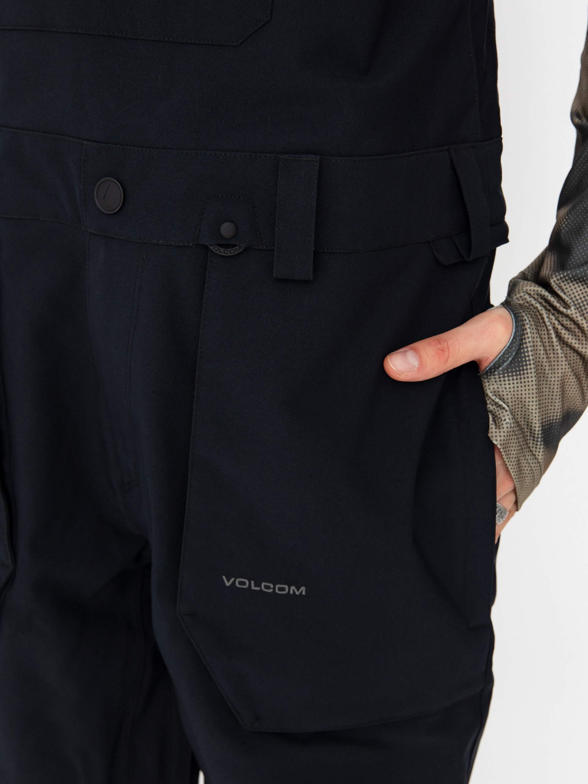Чоловічі Сноубордичні штани Volcom Roan Bib Overall (black)