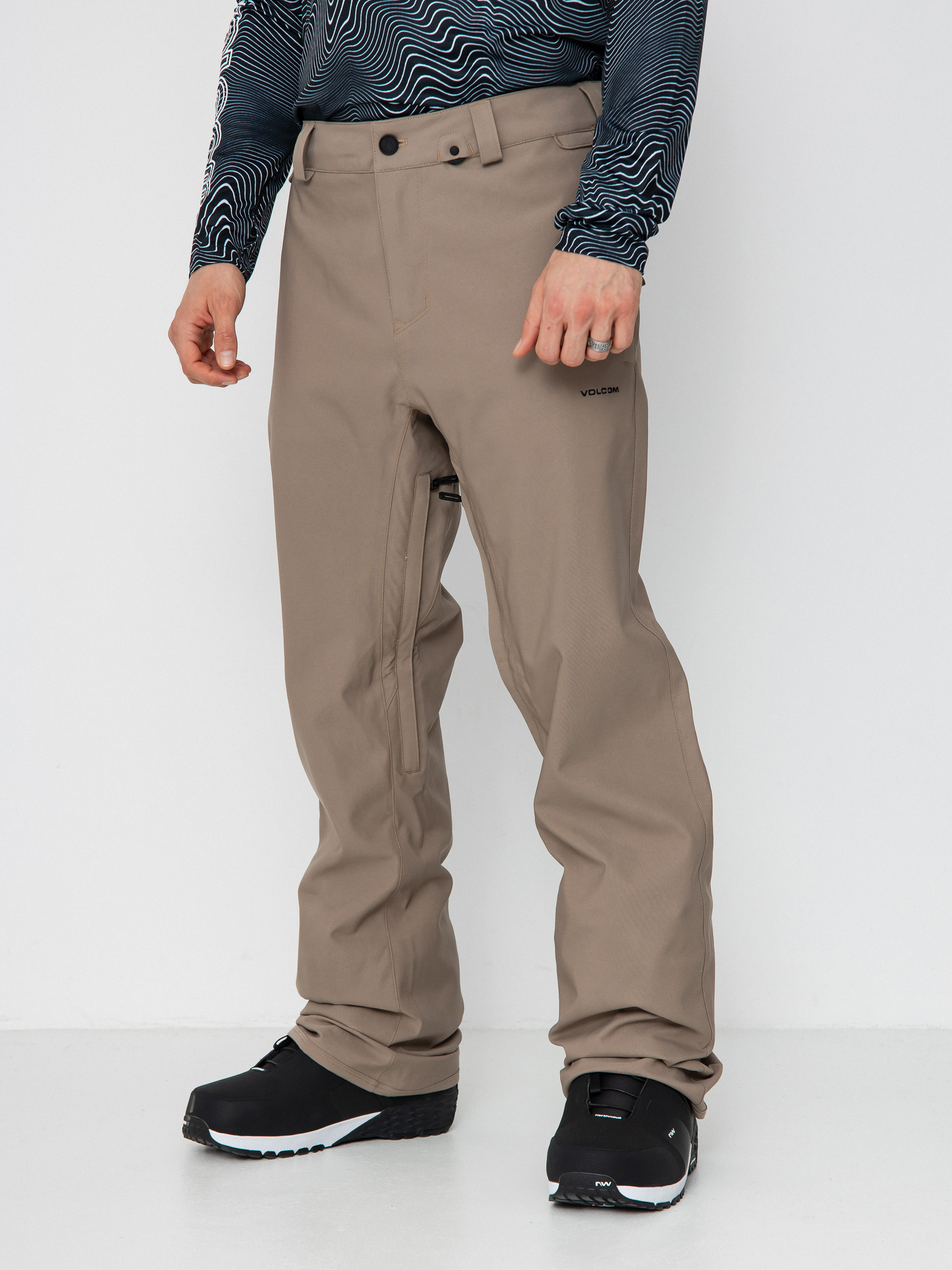 Сноубордичні штани Volcom Freakin Snow Chino (chestnut brown)