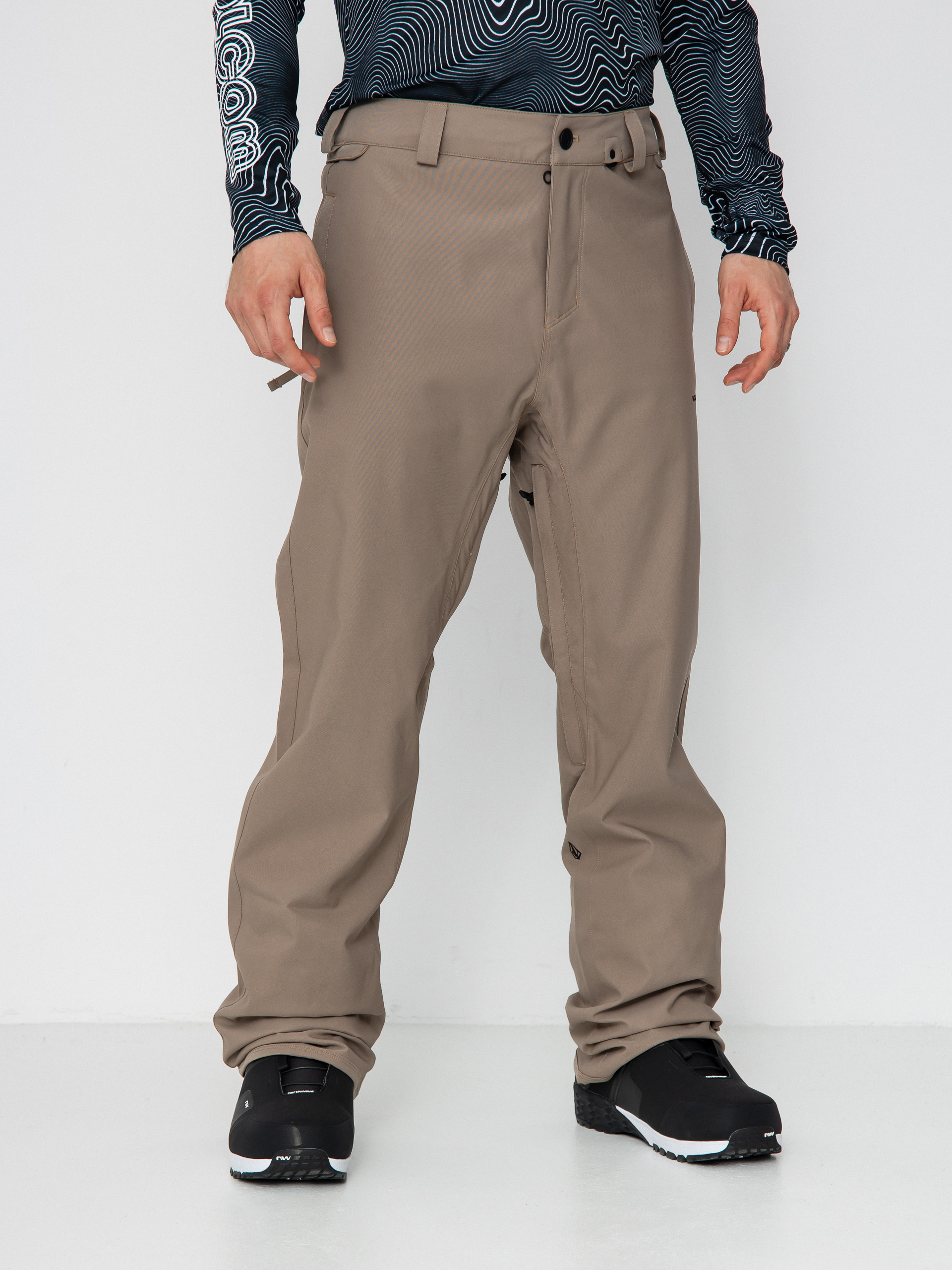 Чоловічі Сноубордичні штани Volcom Freakin Snow Chino (chestnut brown)