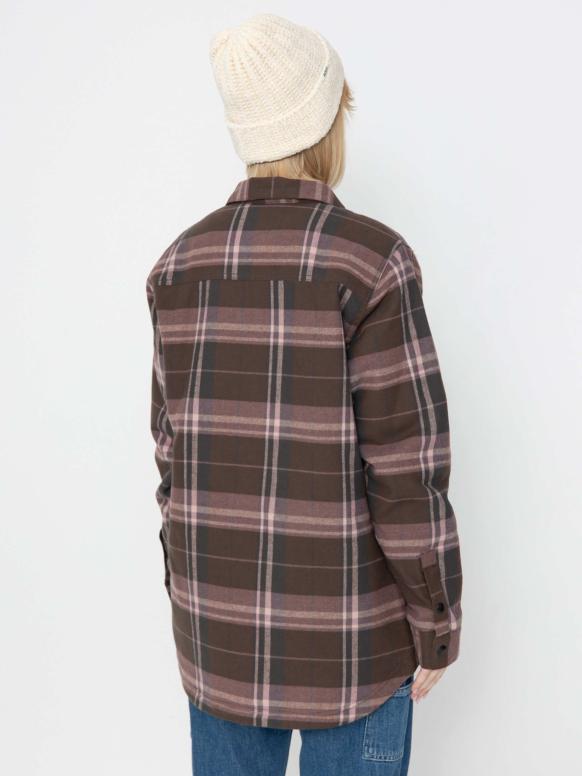 Жіноча Сноубордична куртка Volcom Ins Riding Flannel (dusty lavender)